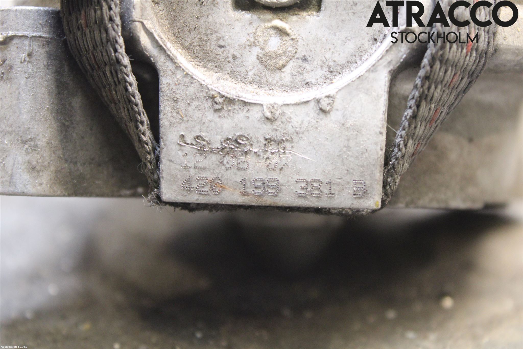 Audi R8 Motor Feste Gummi