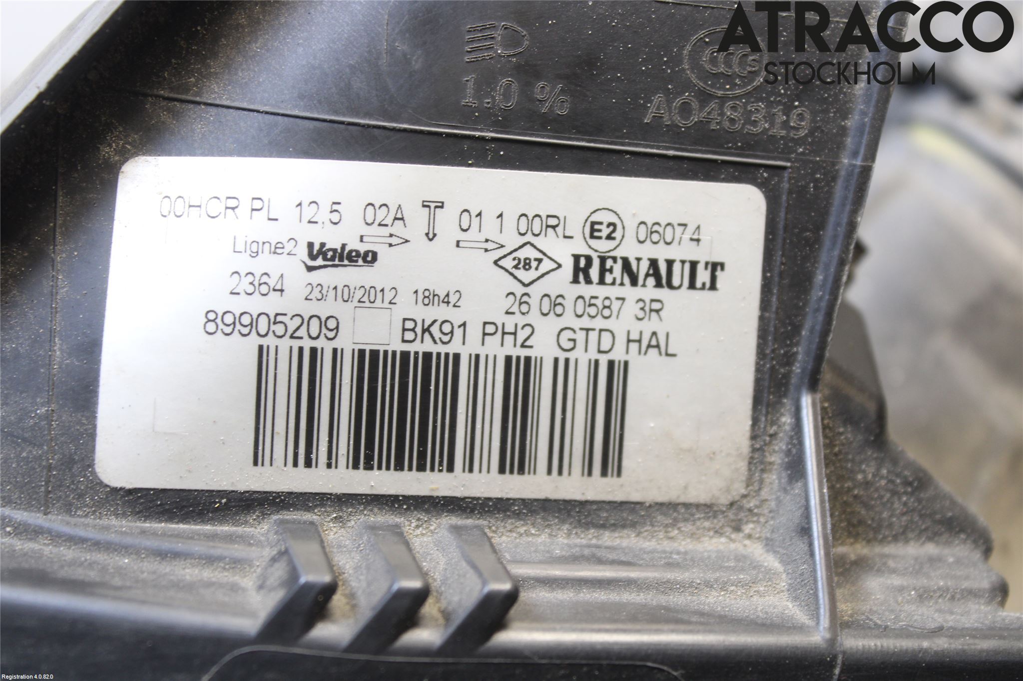 Renault MEGANE III 09-15 Frontlykt Venstre