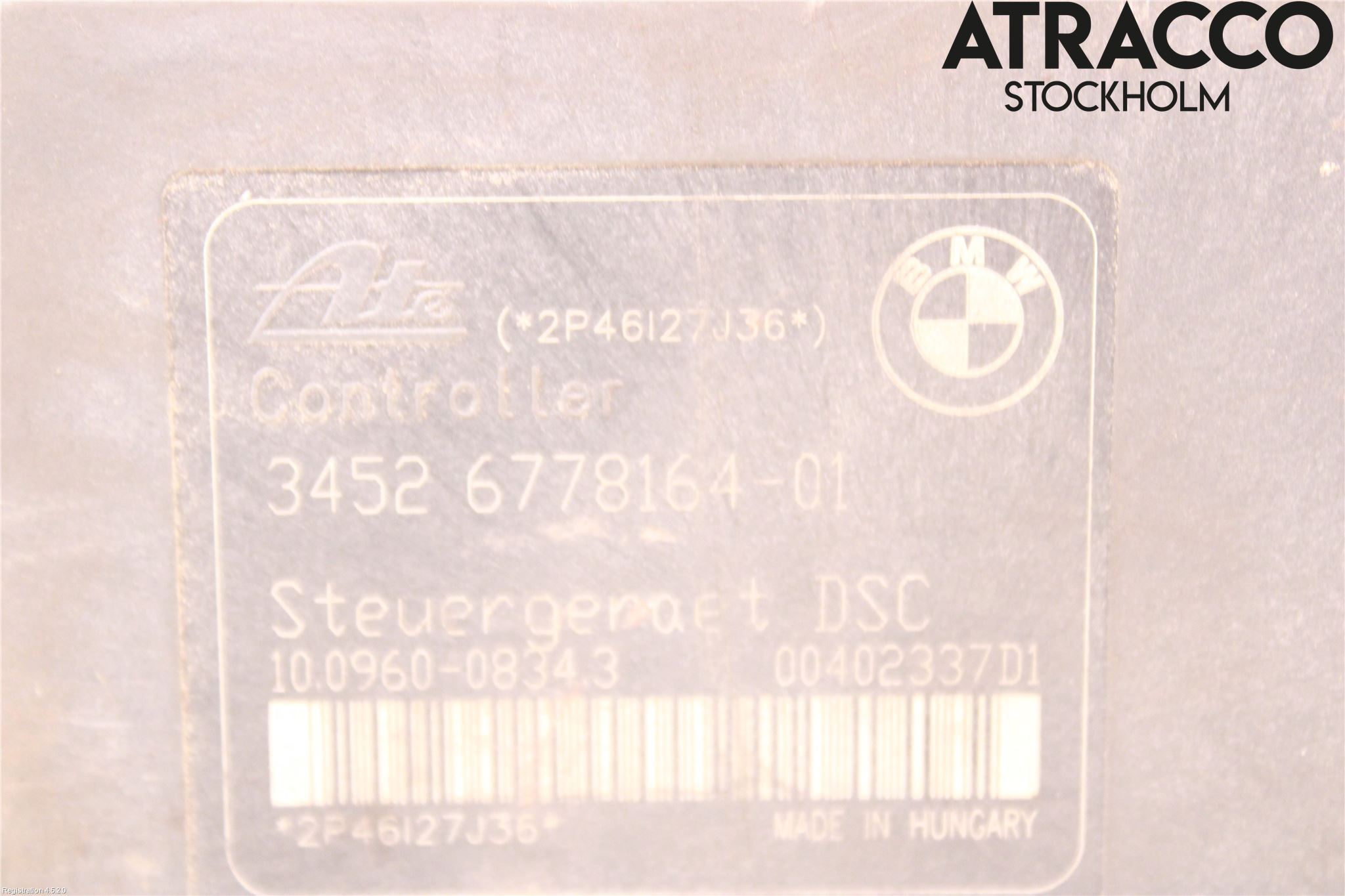 BMW 3 E90/91 SED/TOU 05-12 Abs Hydraulikkaggregat