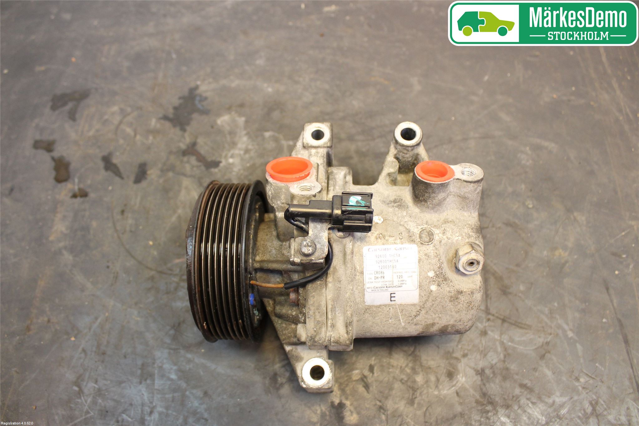 Nissan MICRA 11-16 Varme Ac Kompressor