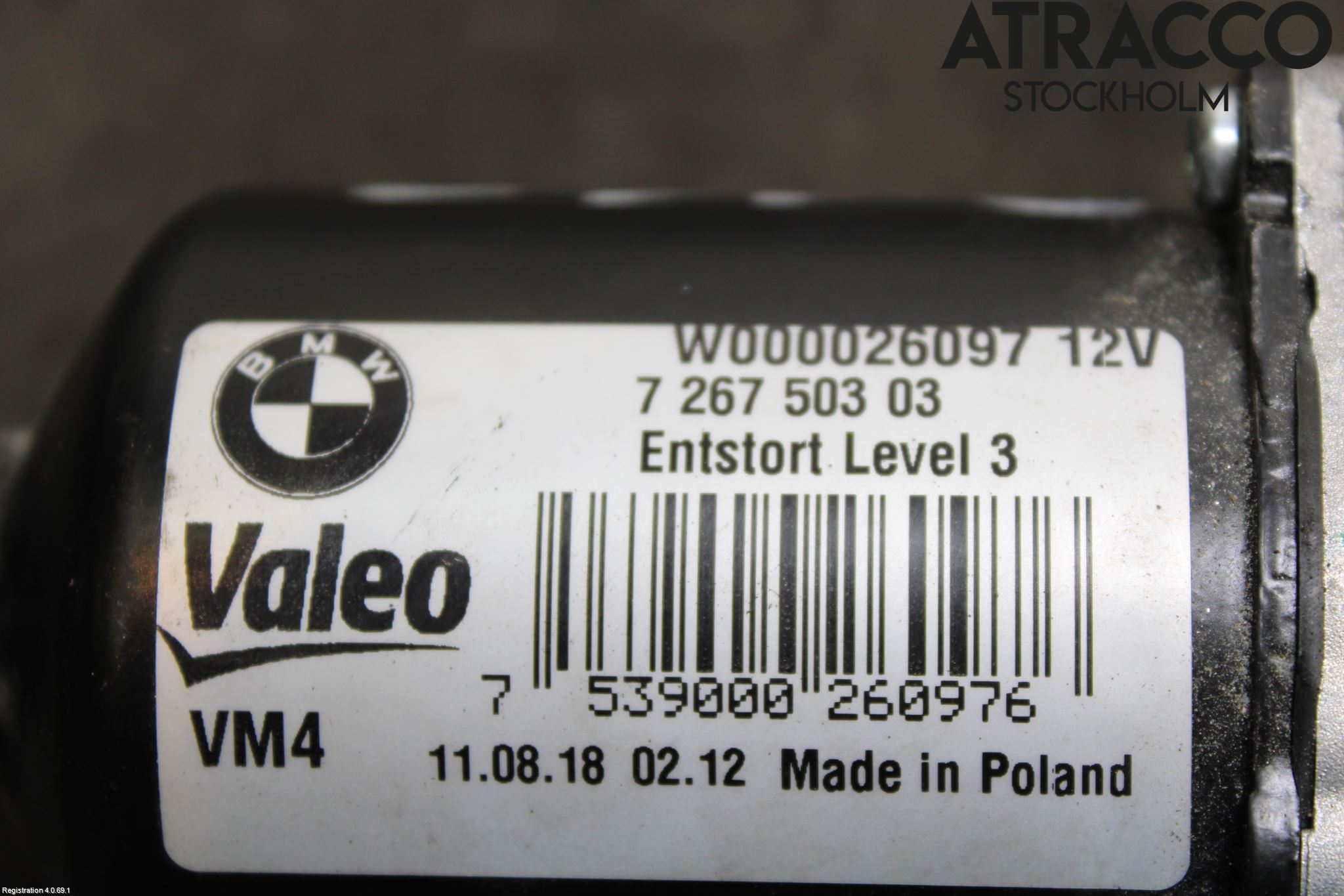 BMW 3 F30/F31/F80 12-19 Viskermotor Frontrute