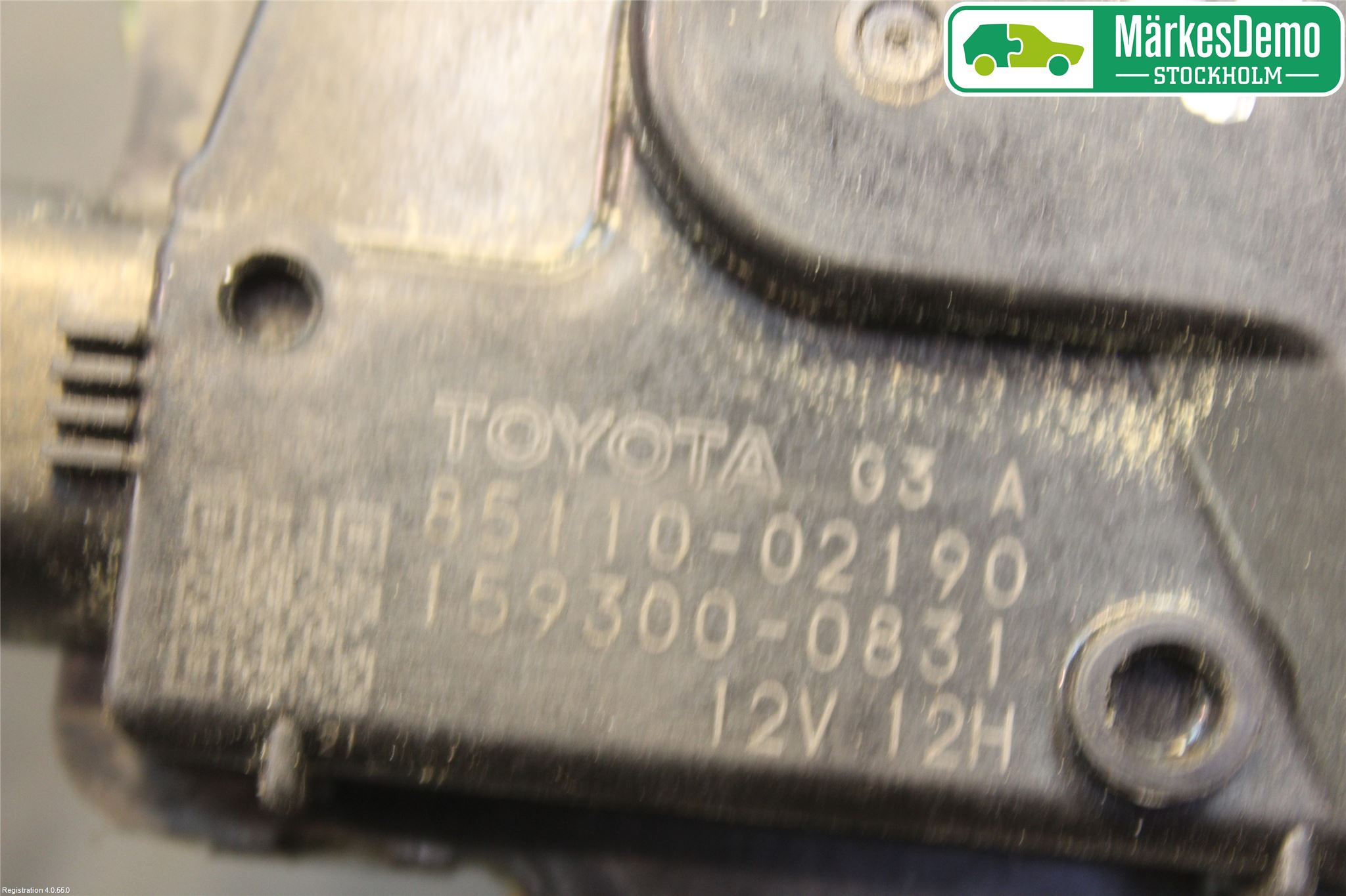 Toyota AURIS 07-09 Viskermotor Frontrute