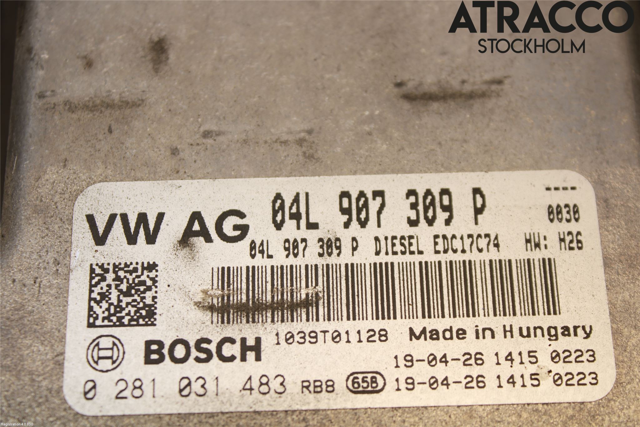 Volkswagen VW PASSAT 15-19 Styreenhet Dieselpumpe