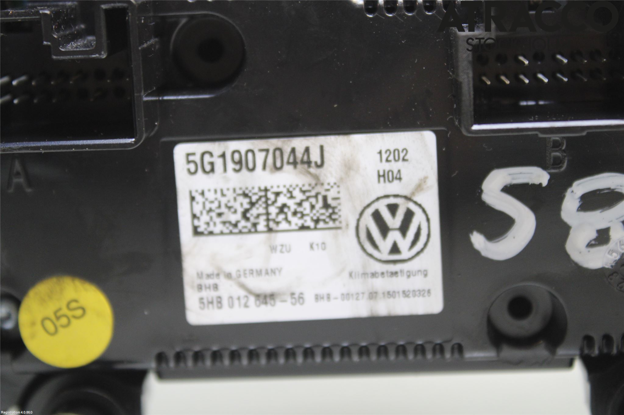 Volkswagen VW PASSAT 15-19 Varme Ac Betjening-Display