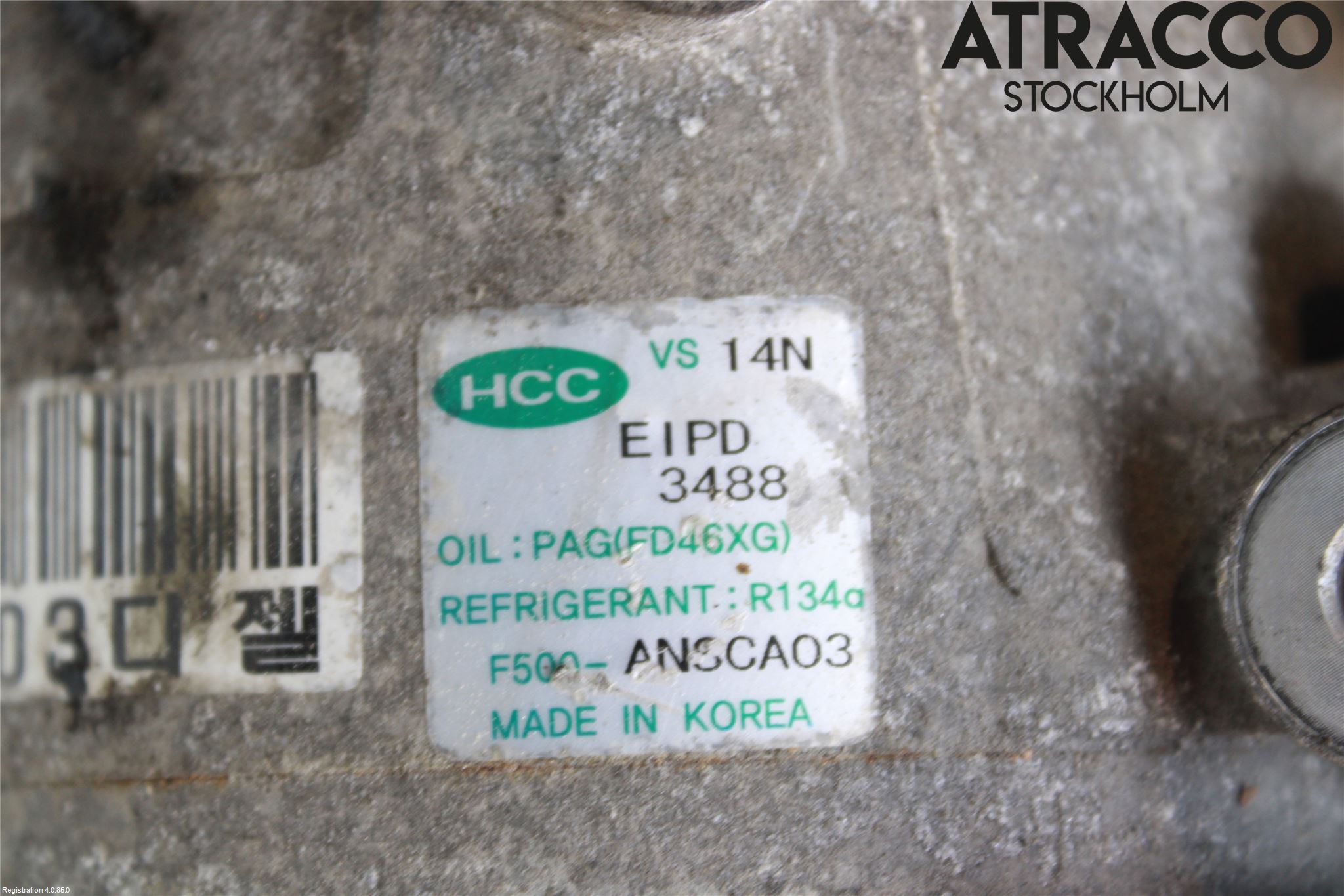 Kia CEED 06-12 Varme Ac Kompressor