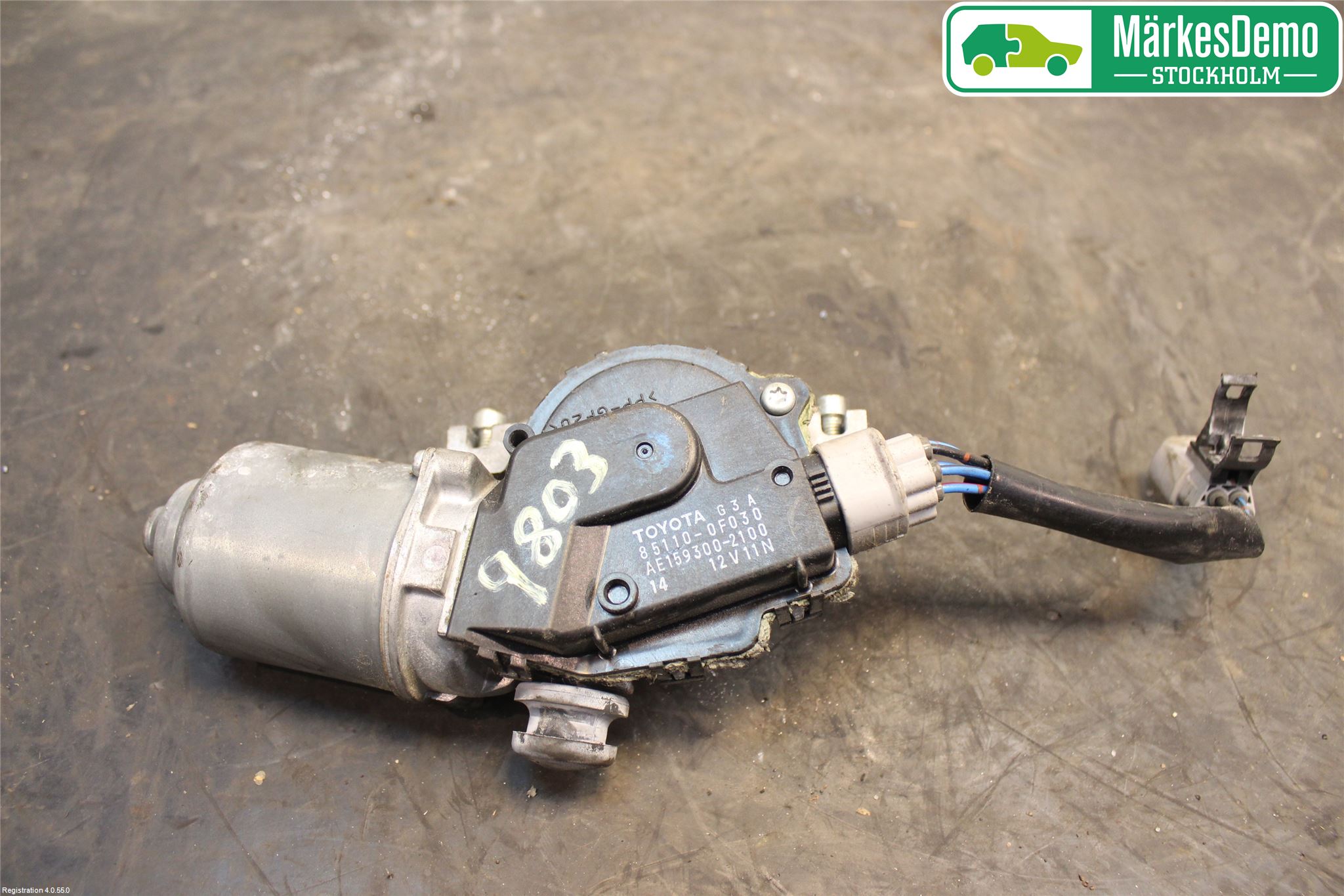 Toyota VERSO 09-18 Viskermotor Frontrute