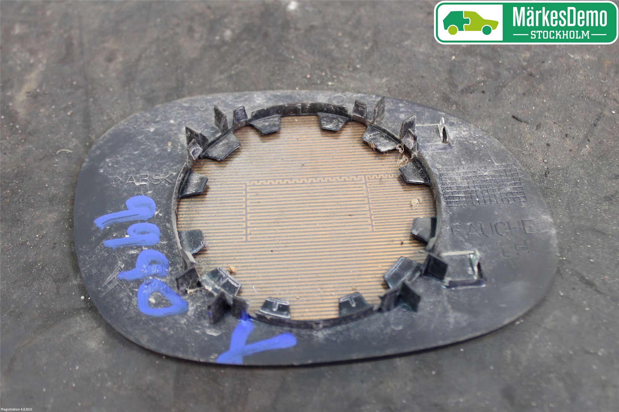 Peugeot 206 98-09 Speil Glass V