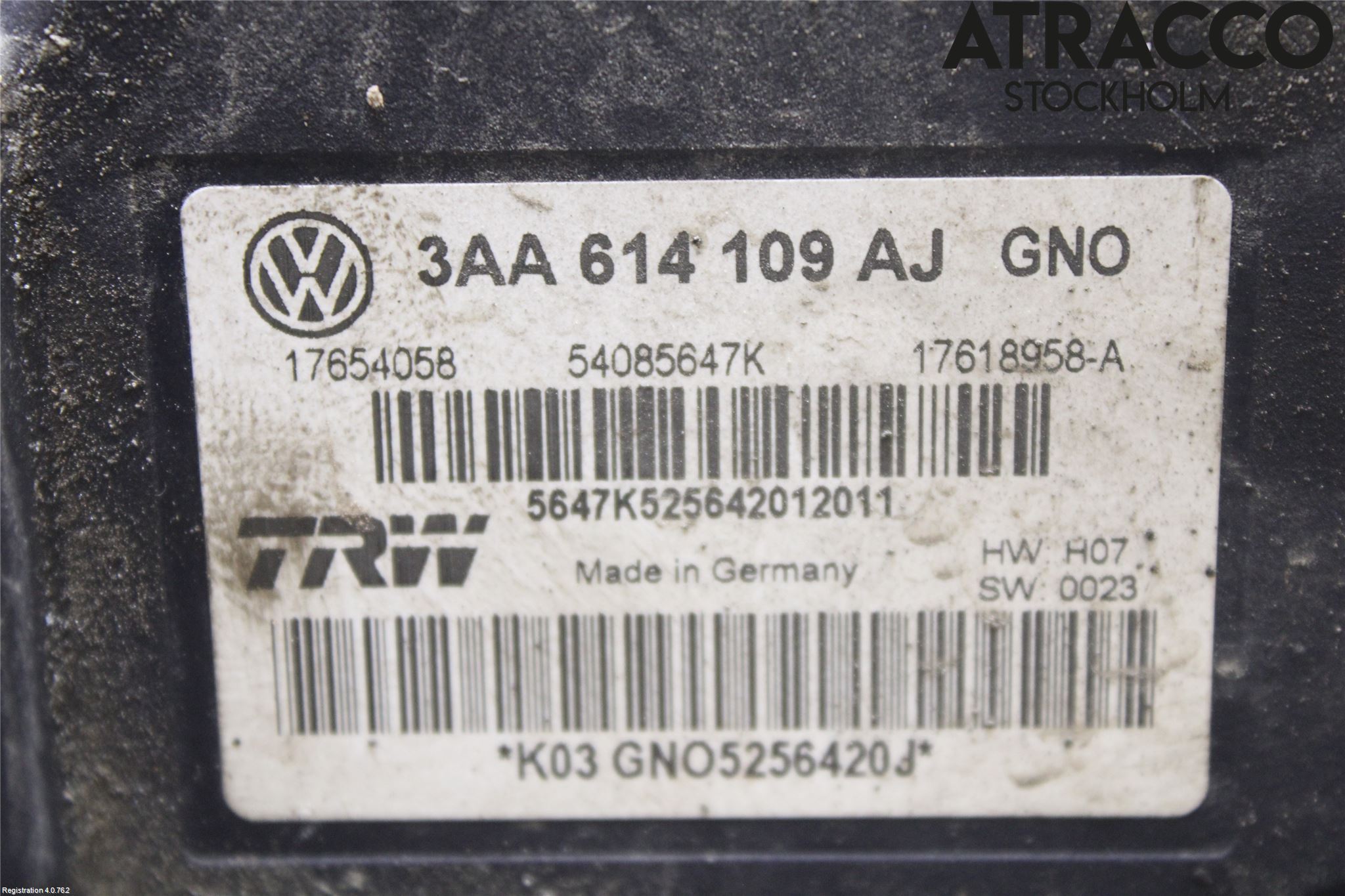 Volkswagen VW PASSAT CC 08-16 Abs Hydraulikkaggregat