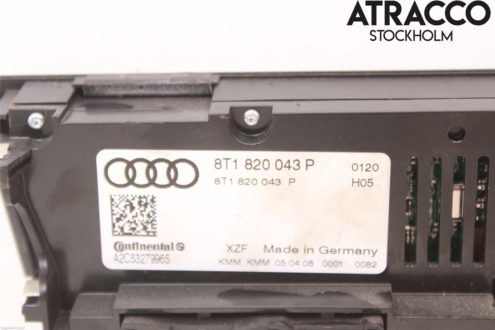Audi A4/S4 08-11 Varme Ac Betjening-Display