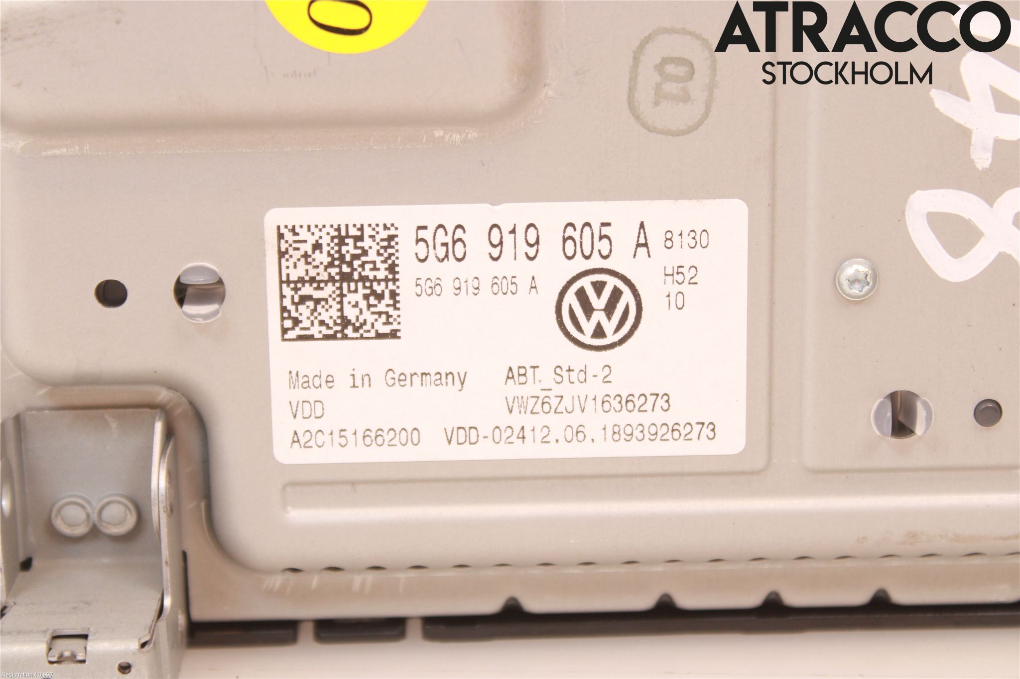 Volkswagen VW GOLF / E-GOLF VII 13-20 Stereo Radio Med Cd
