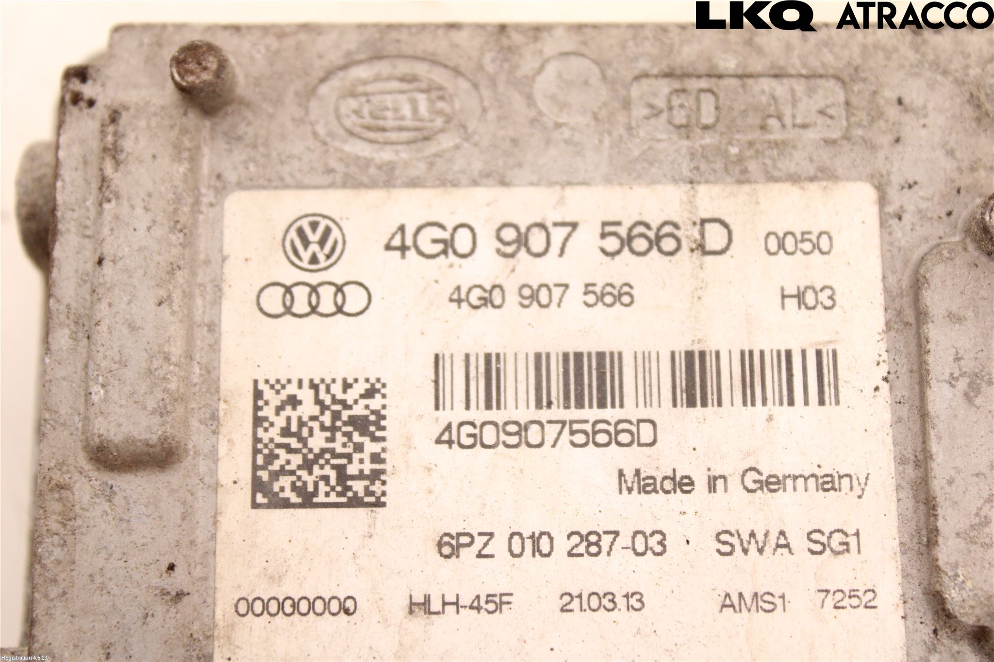Audi A6/S6 4G 11-18 Sensor Kollisjonsbeskyttelse