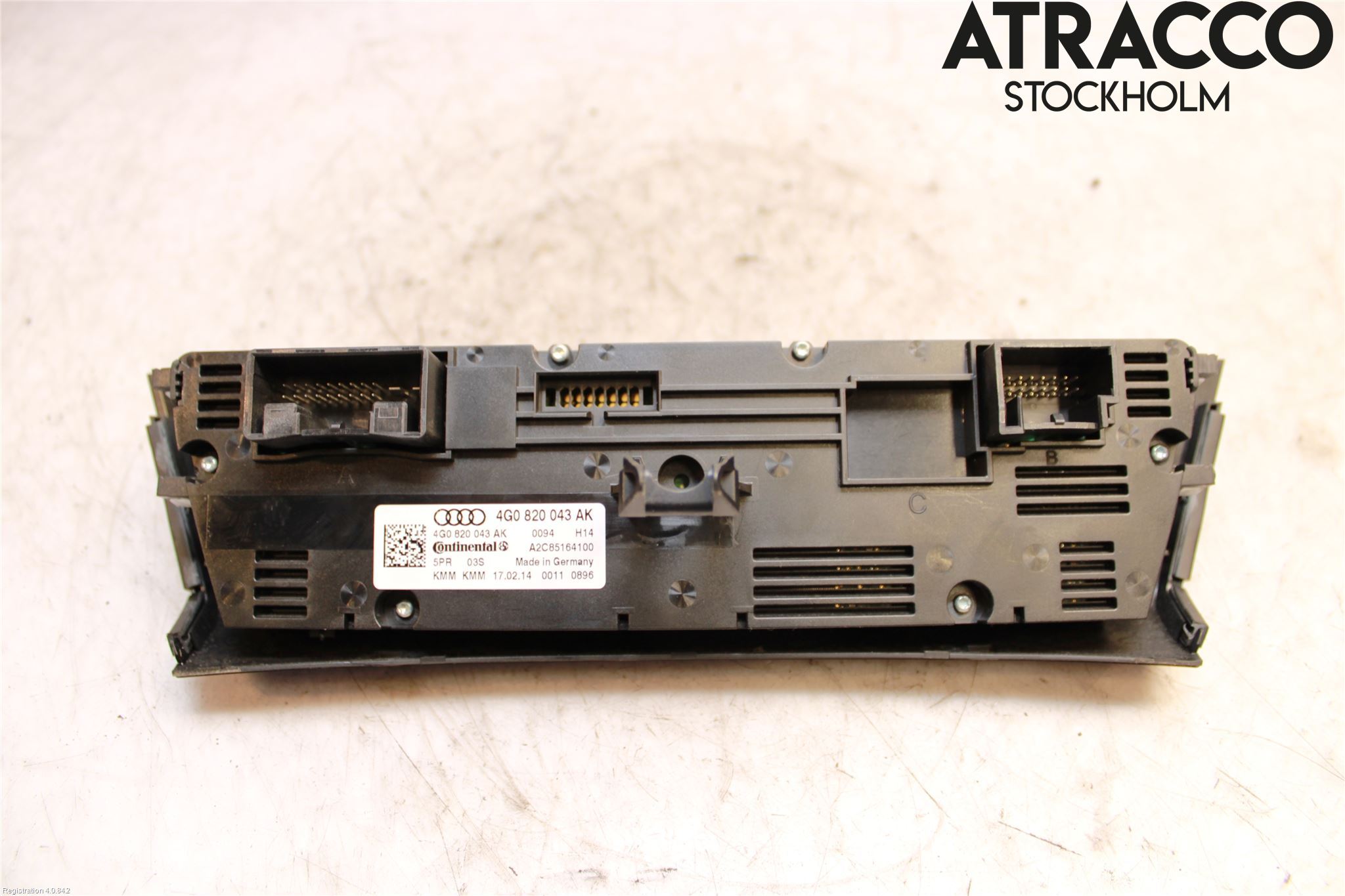 Audi A6/S6 4G 11-18 Varme Ac Betjening-Display