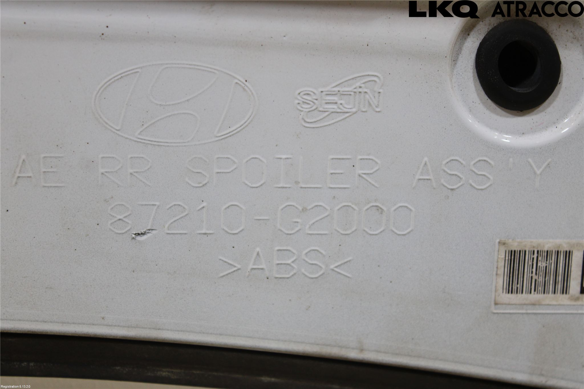 Hyundai IONIQ AE 17-22 Spoiler Bakluke