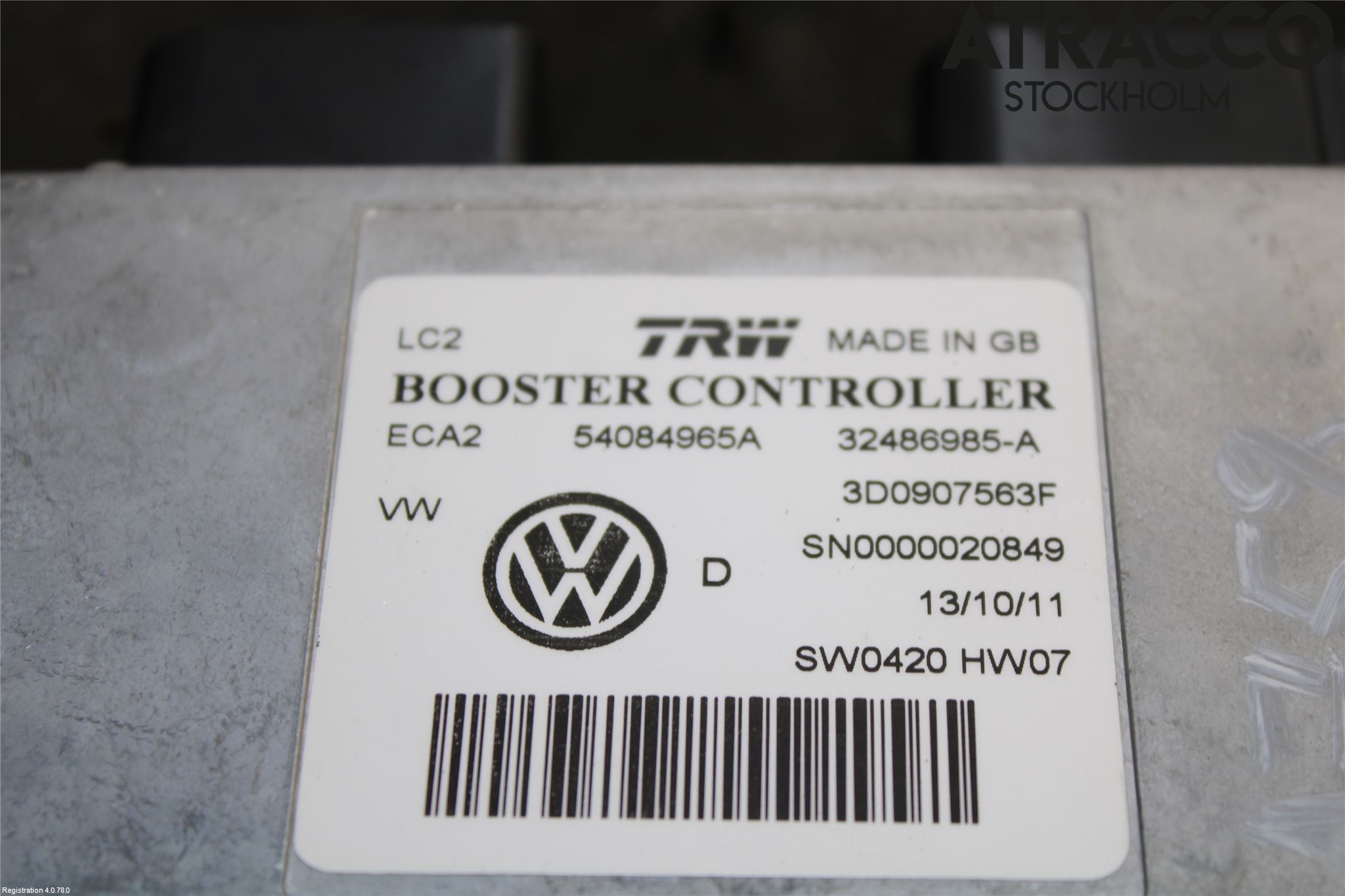 Volkswagen VW PHAETON Styreenhet Øvrig