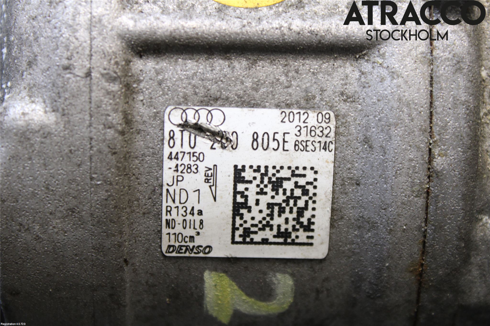 Audi A5 07-16 Varme Ac Kompressor