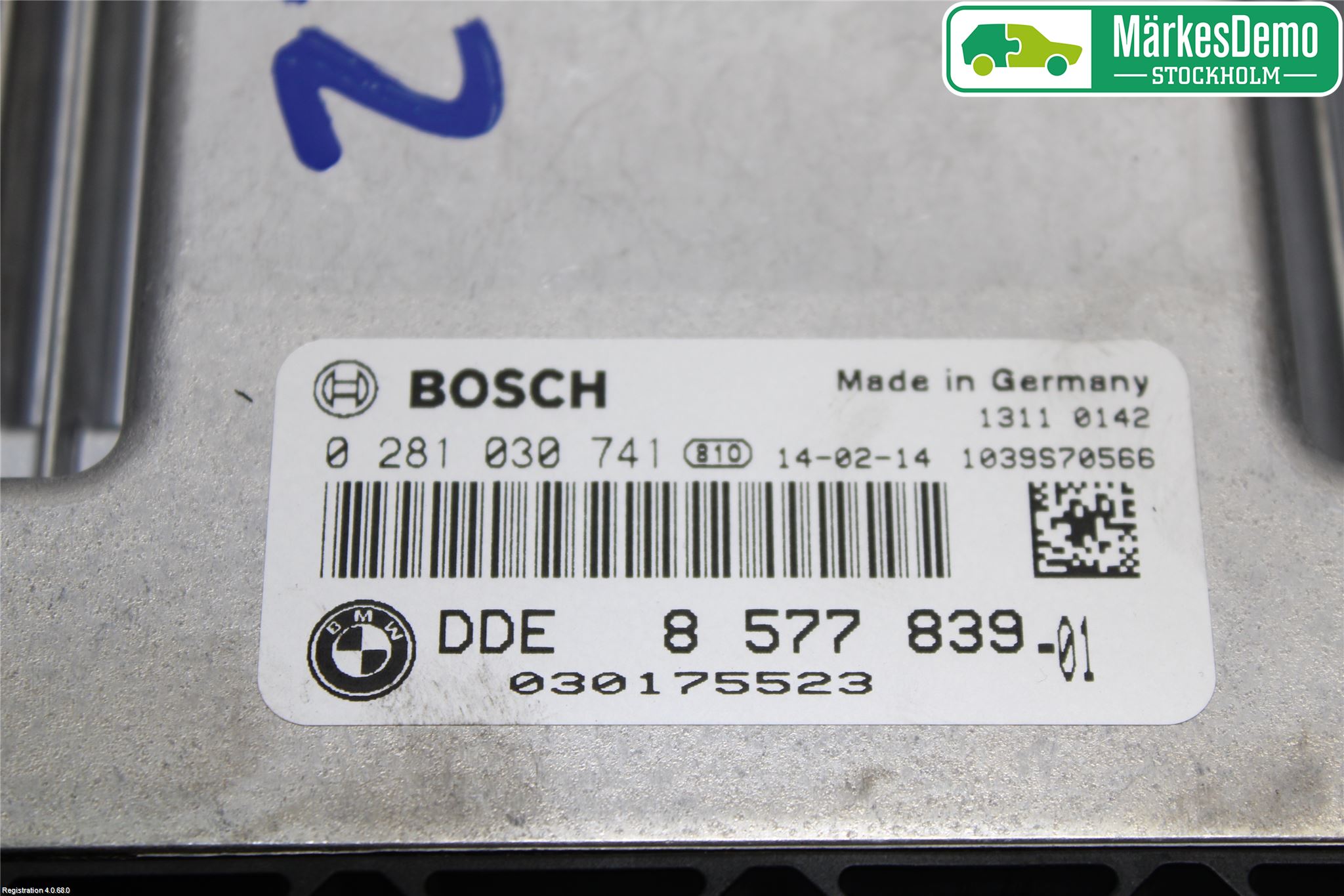 BMW 5 F10/F11/F18 09-17 Styreenhet Innsprøytning