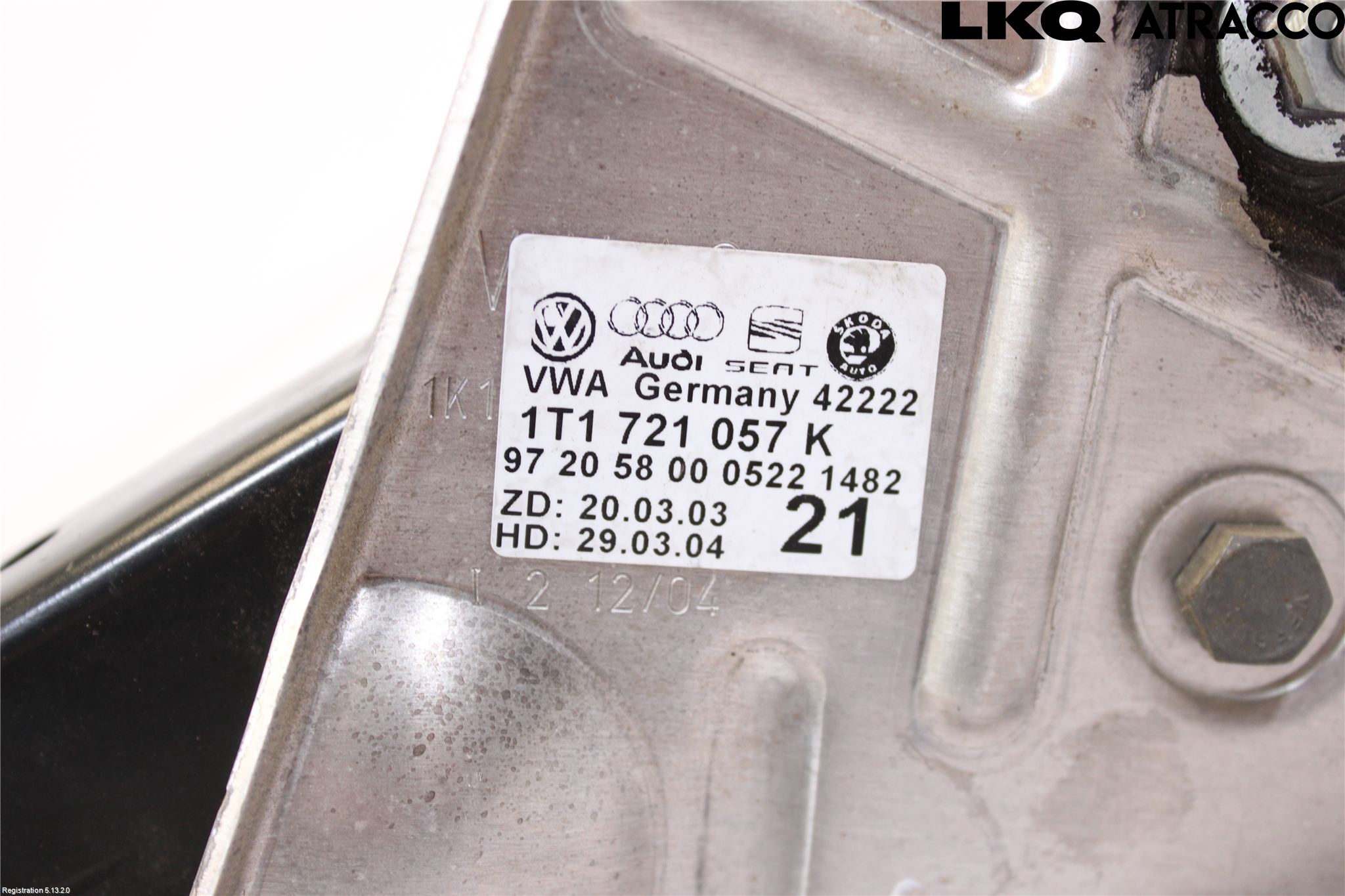 Volkswagen VW CADDY      04-10 Bremsepedal