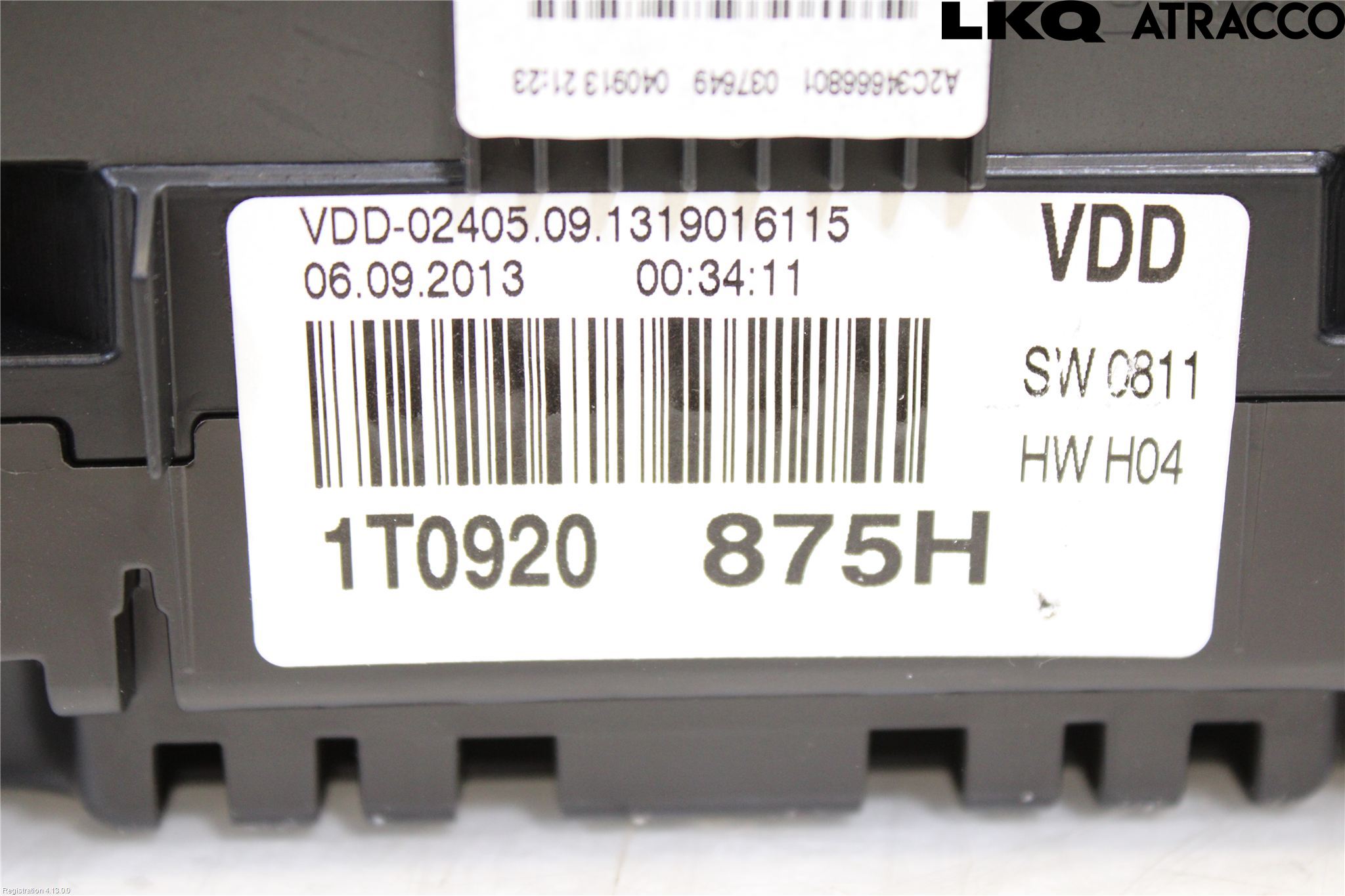 Volkswagen VW TOURAN 10-15 Instr Kombinert