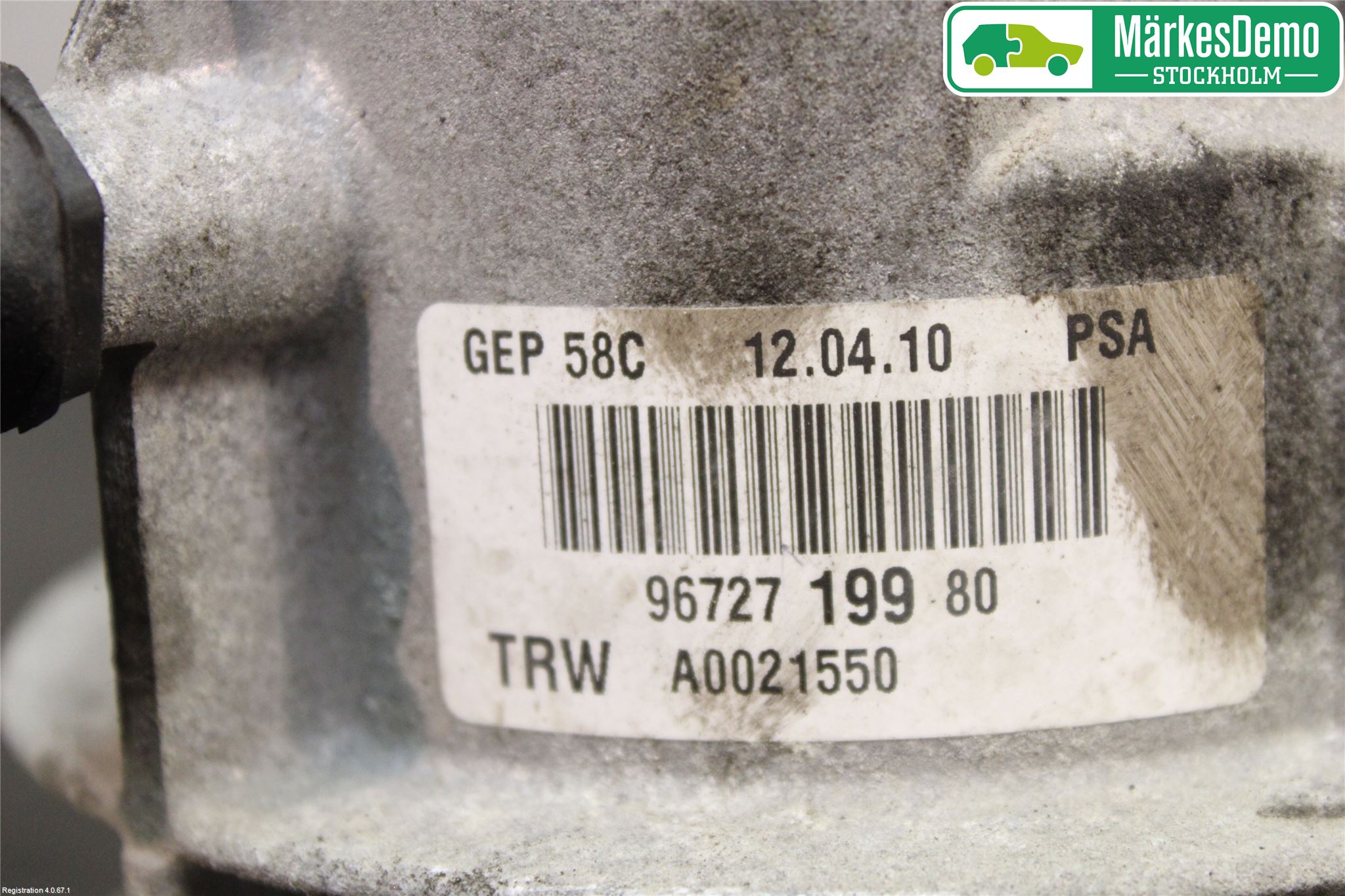 Peugeot 308 08-13 Servostyring Eletrisk Pumpe