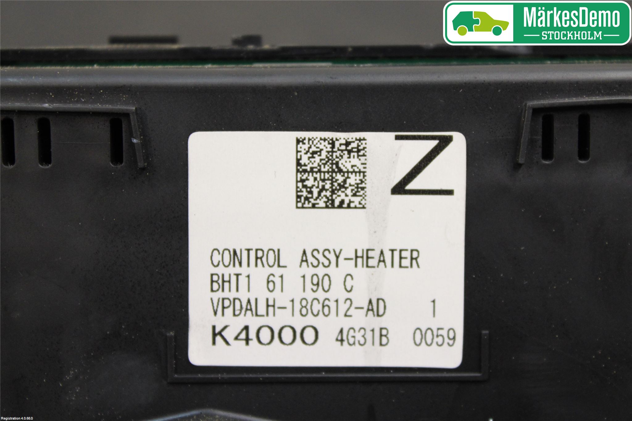 Mazda 3 III 14-19 Varme Ac Betjening-Display