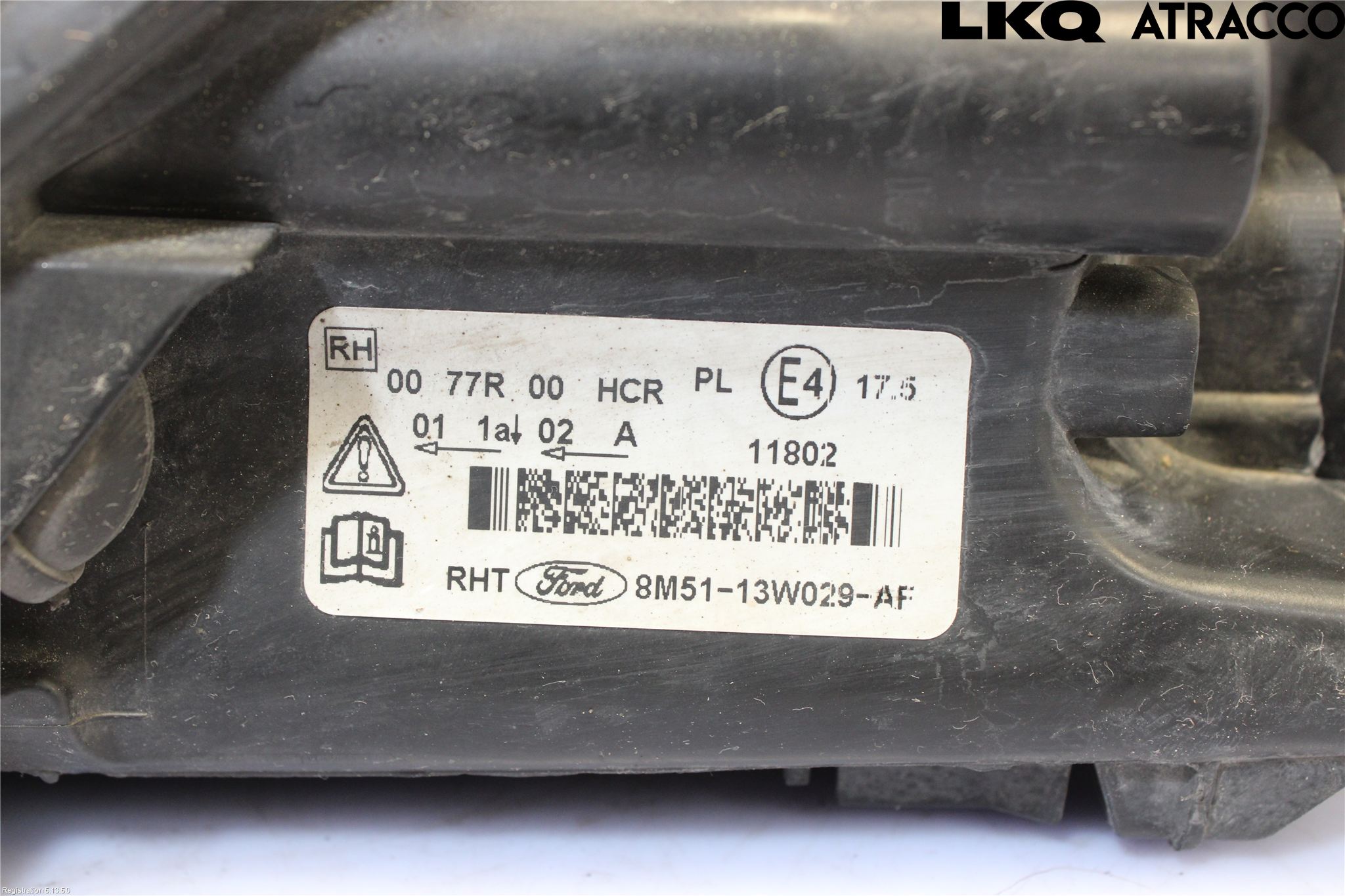 Ford FOCUS 08-11 Frontlykt Høyre