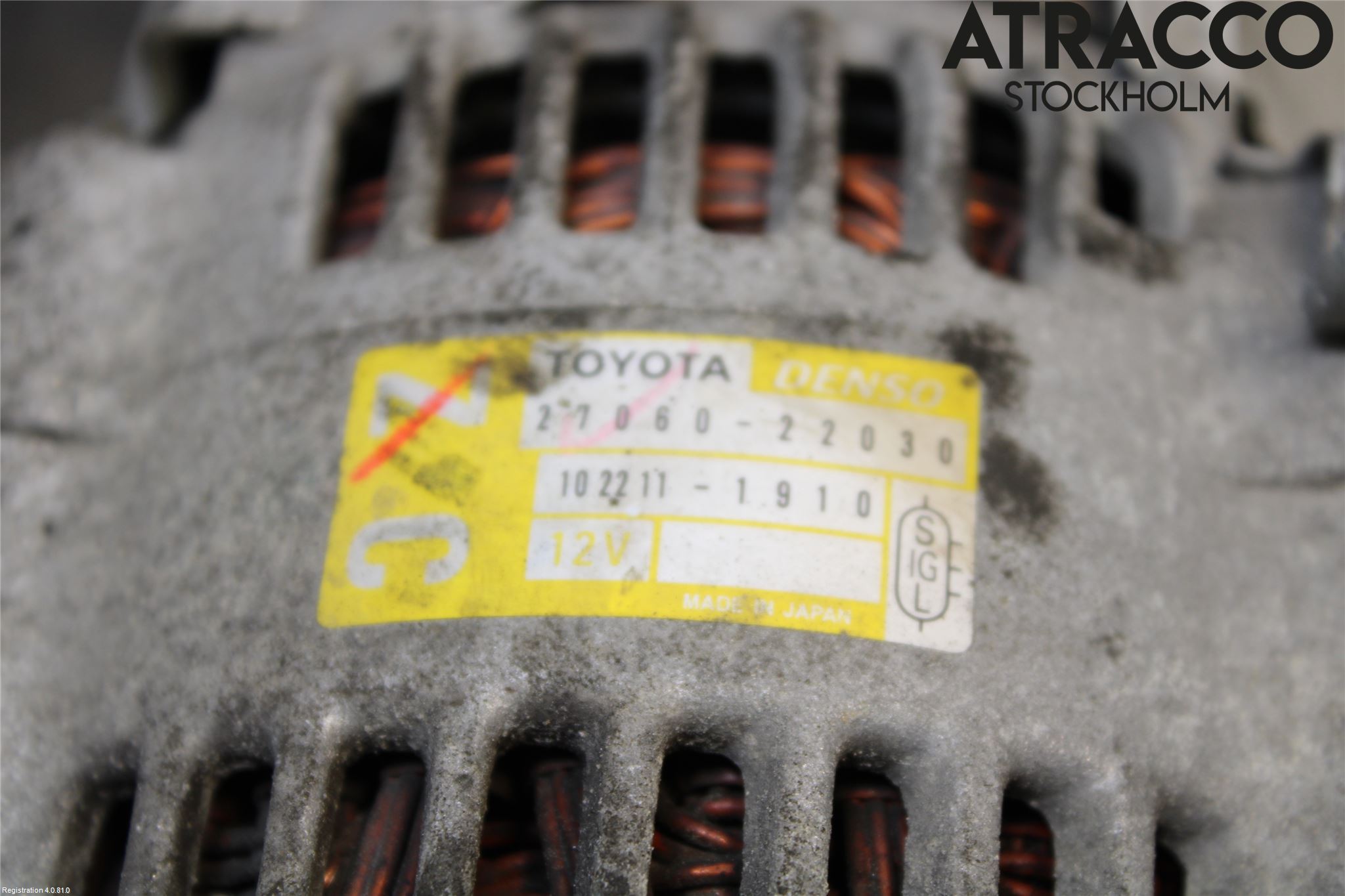 Toyota COROLLA 02-07 Dynamo