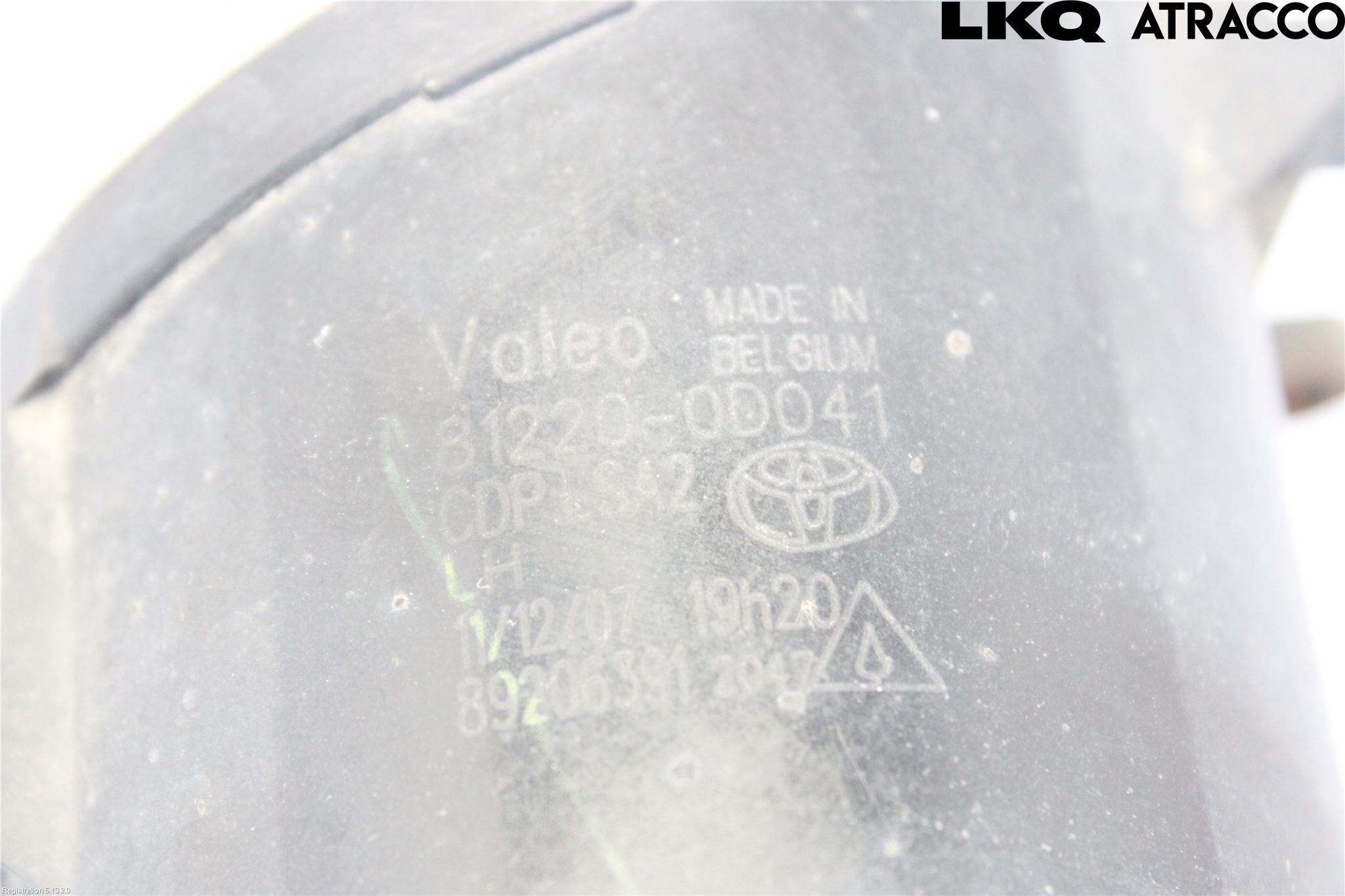 Toyota AURIS 07-09 Frontlykt-Kurve-Tåkelys
