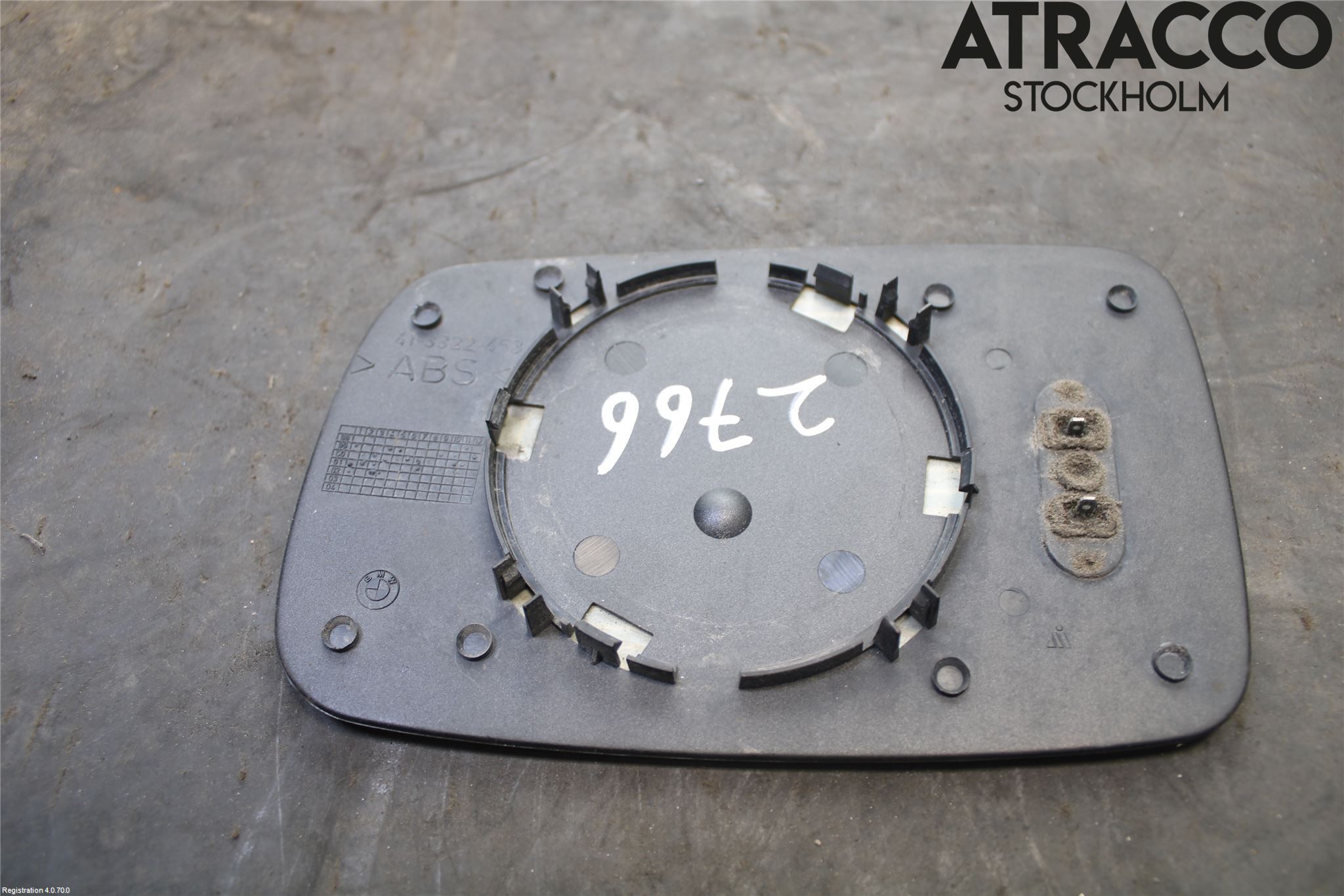 BMW 3 E36      91-00 Speil Glass H