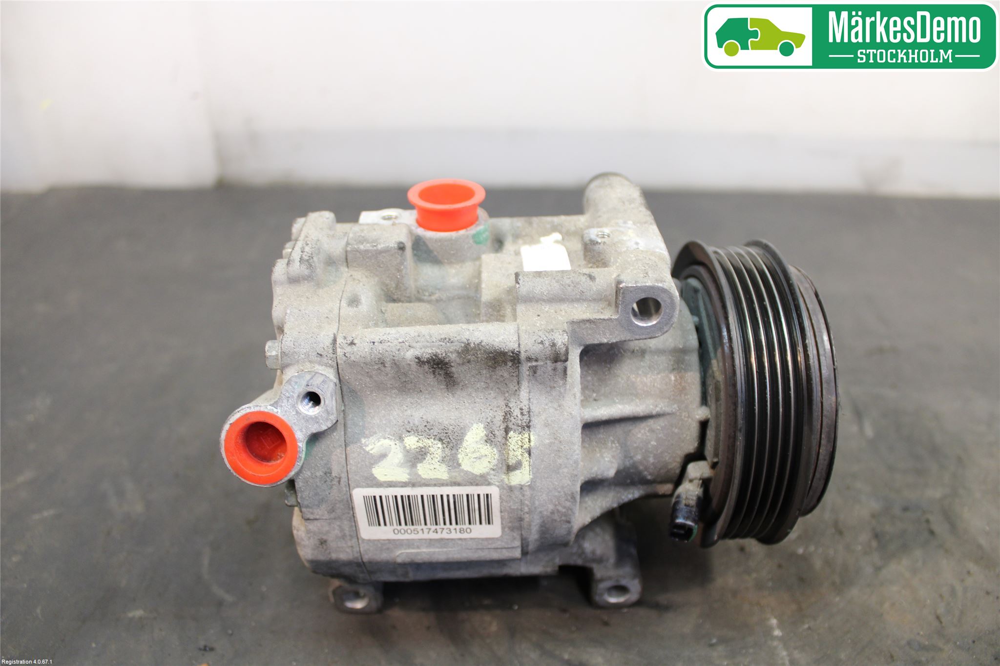 Ford KA 09-16 Varme Ac Kompressor