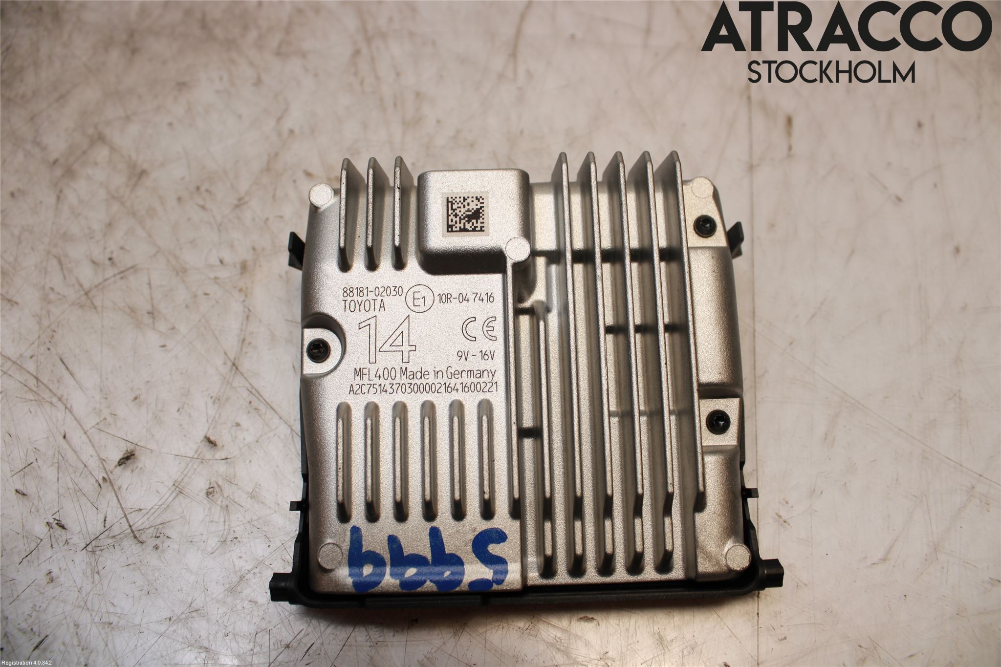Toyota AURIS 13-19 Sensor Kollisjonsbeskyttelse