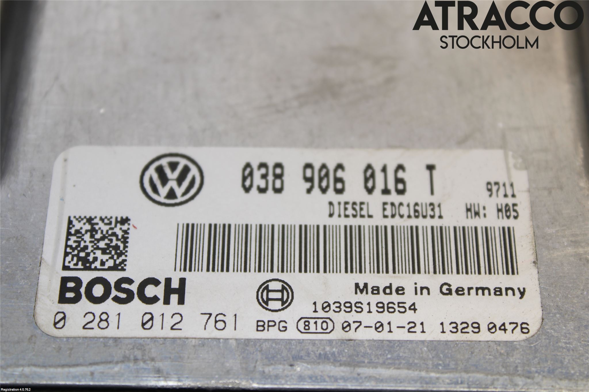 Volkswagen VW TRANSP/CARAVELLE (T5) 04-15 Styreenhet Innsprøytning