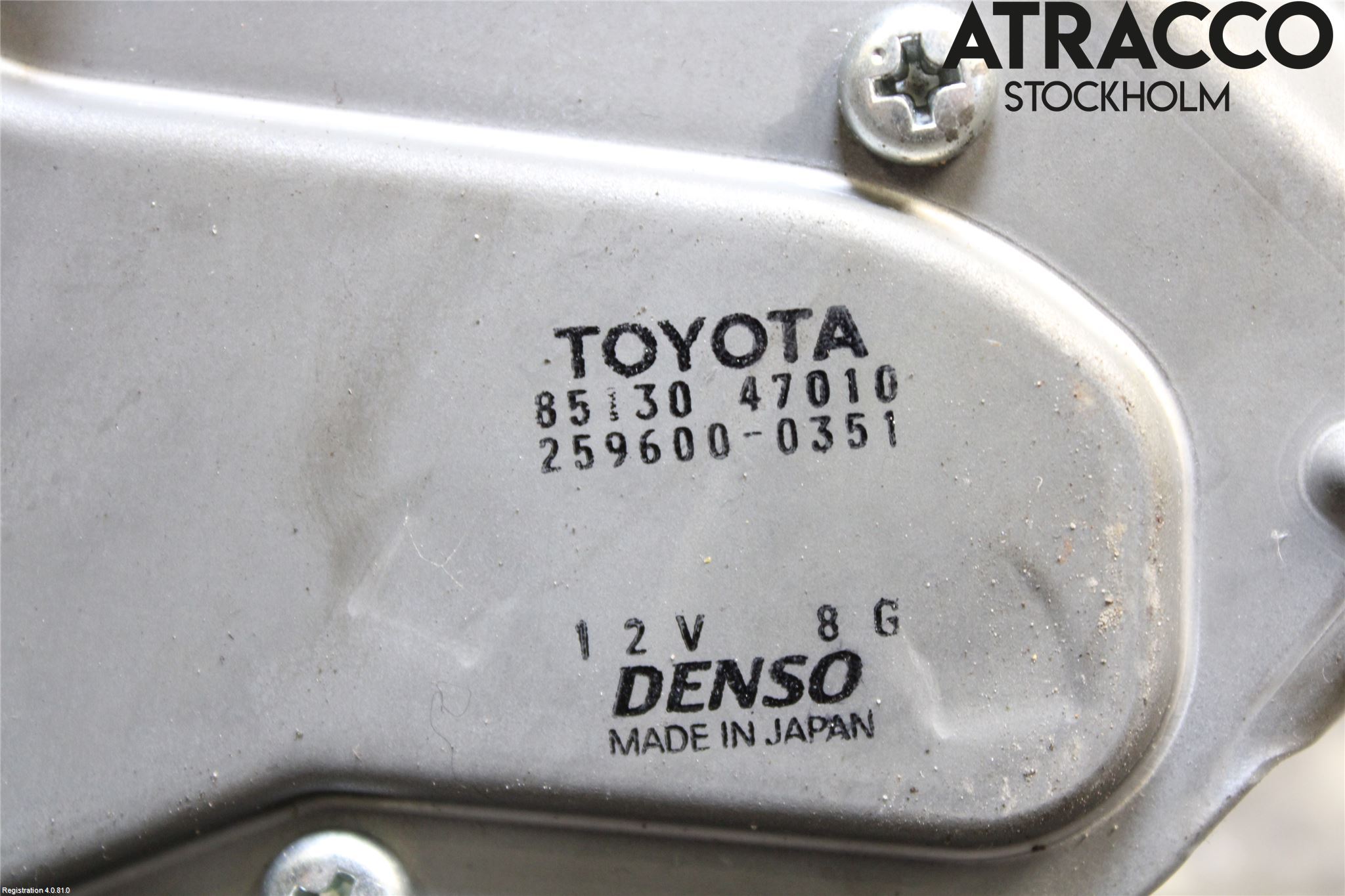Toyota PRIUS NWH20 04-08 Viskermotor Bakluke