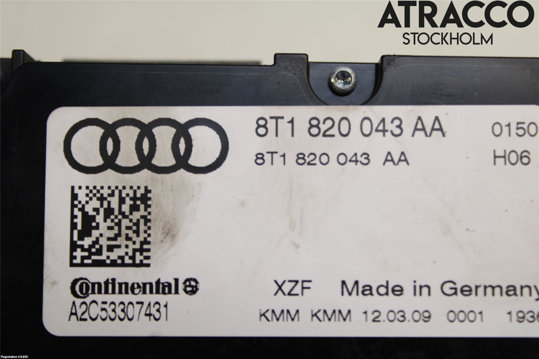 Audi A4/S4 08-11 Varme Ac Betjening-Display