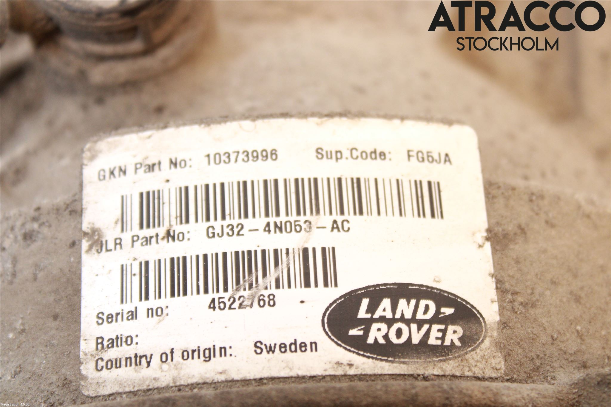 Landrover LAND ROVER DISCOVERY 4 10-16 Bakaksel Kardang Bak -Diff