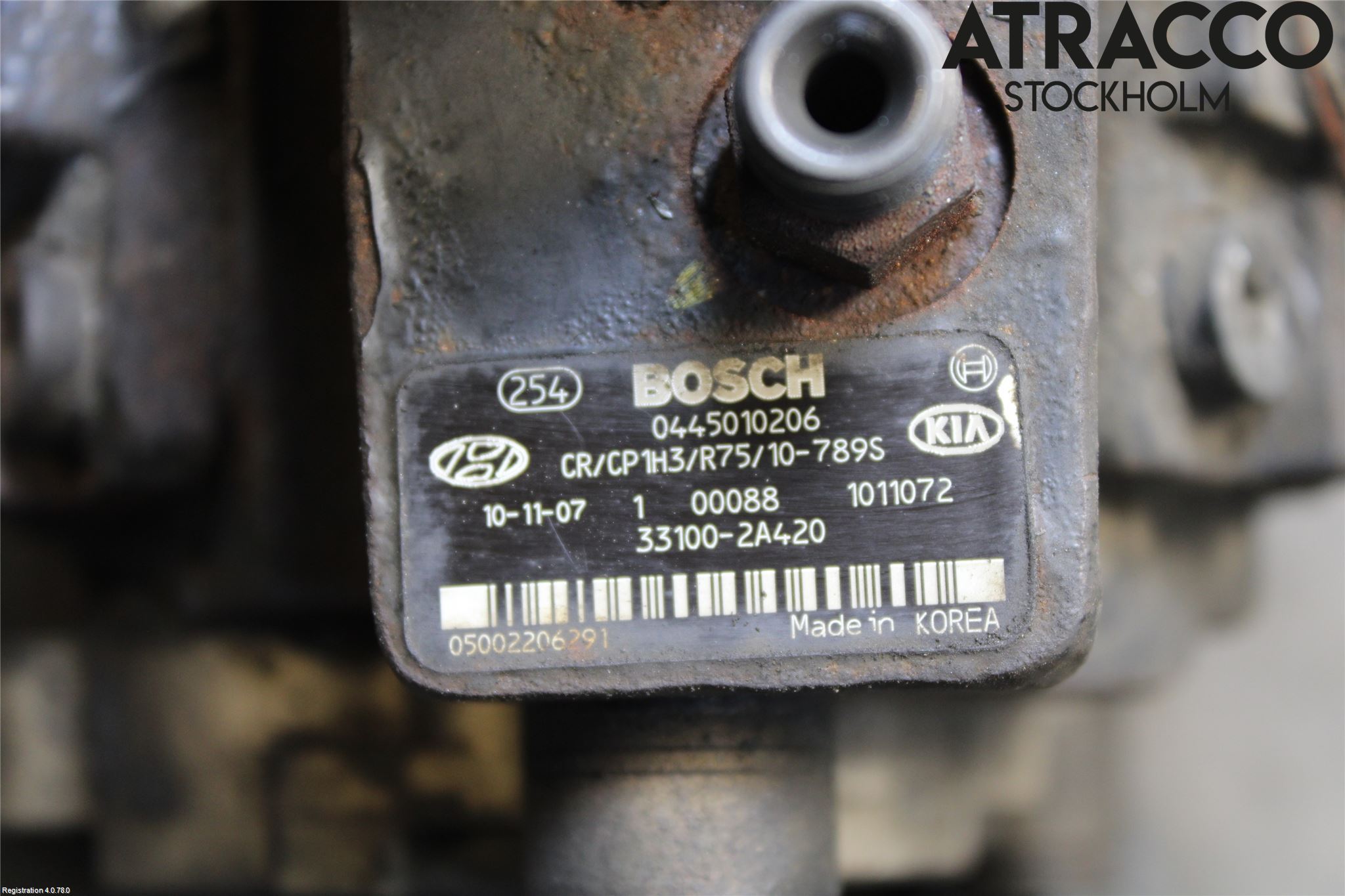 Kia SPORTAGE (SL) 11-15 Drivstoff Dieselpumpe Hoved