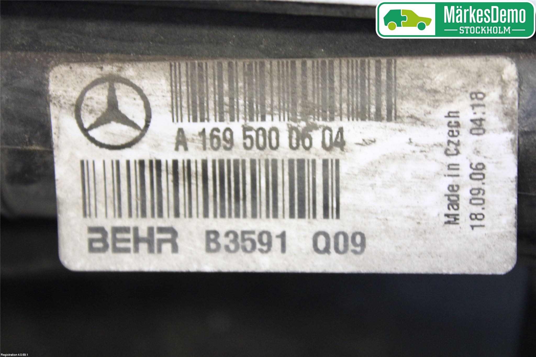Mercedes-Benz MB B-KLASS (W245) 05-12 Radiator Manuell