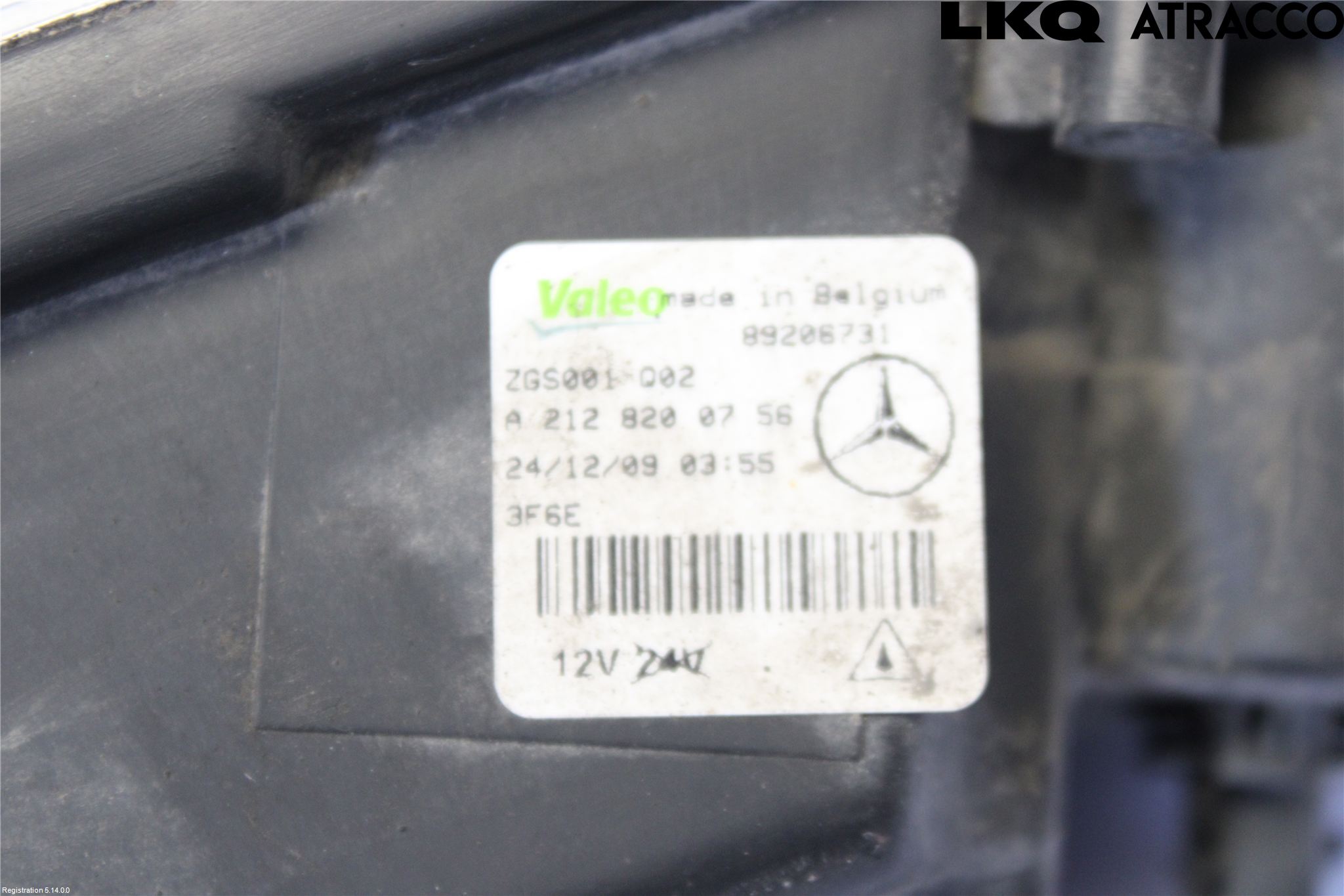 Mercedes-Benz MB E-KLASS (W212) 09-16 Frontlykt-Kurve-Tåkelys
