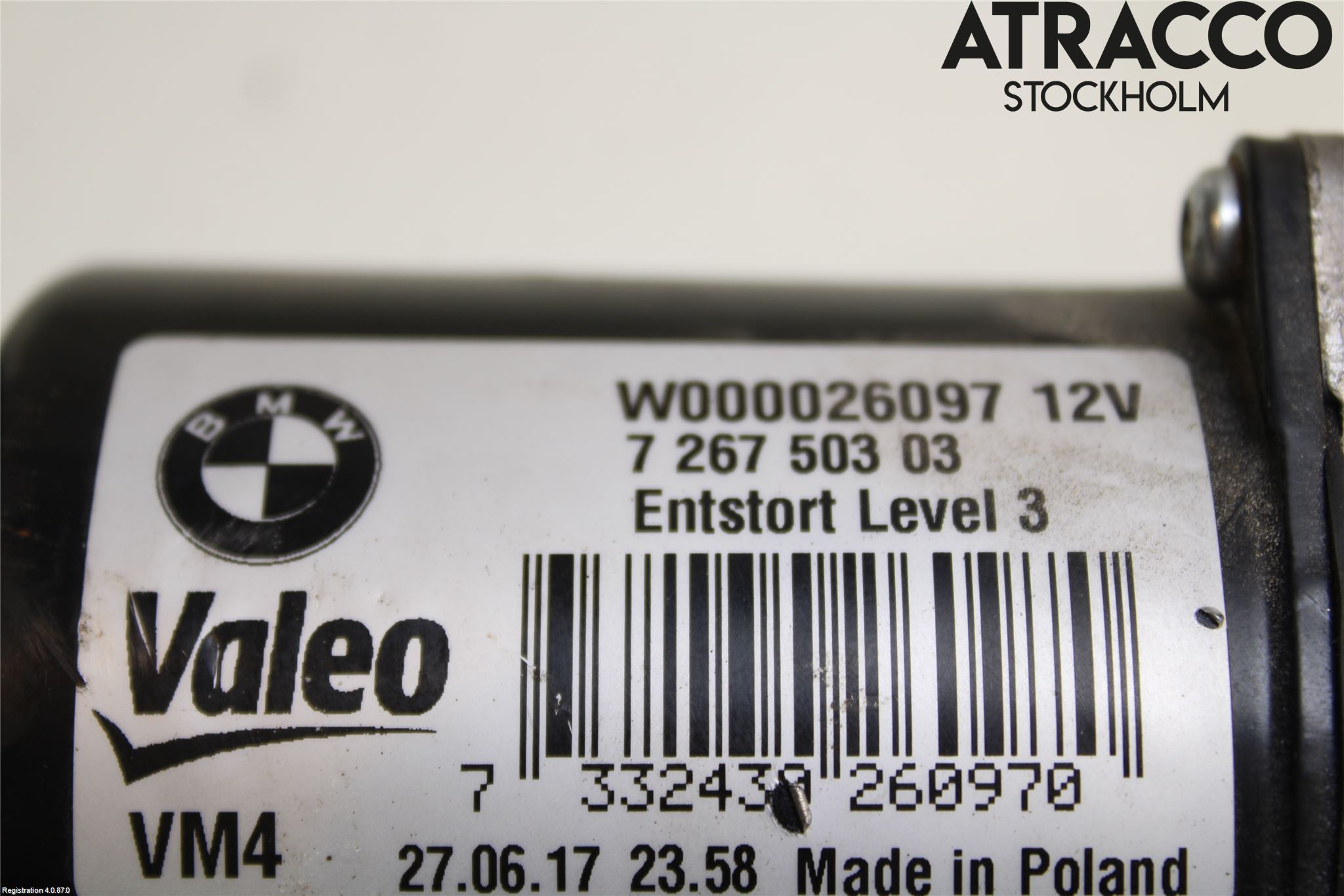 BMW 3 F30/F31/F80 12-19 Viskermotor Frontrute