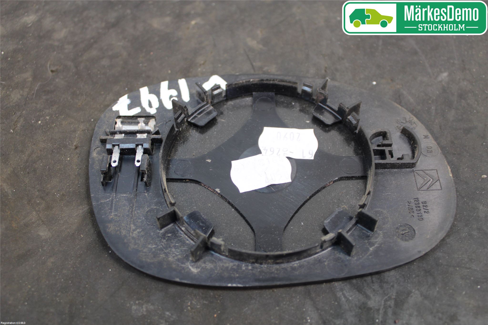 Citroen C3 -04 Speil Glass V