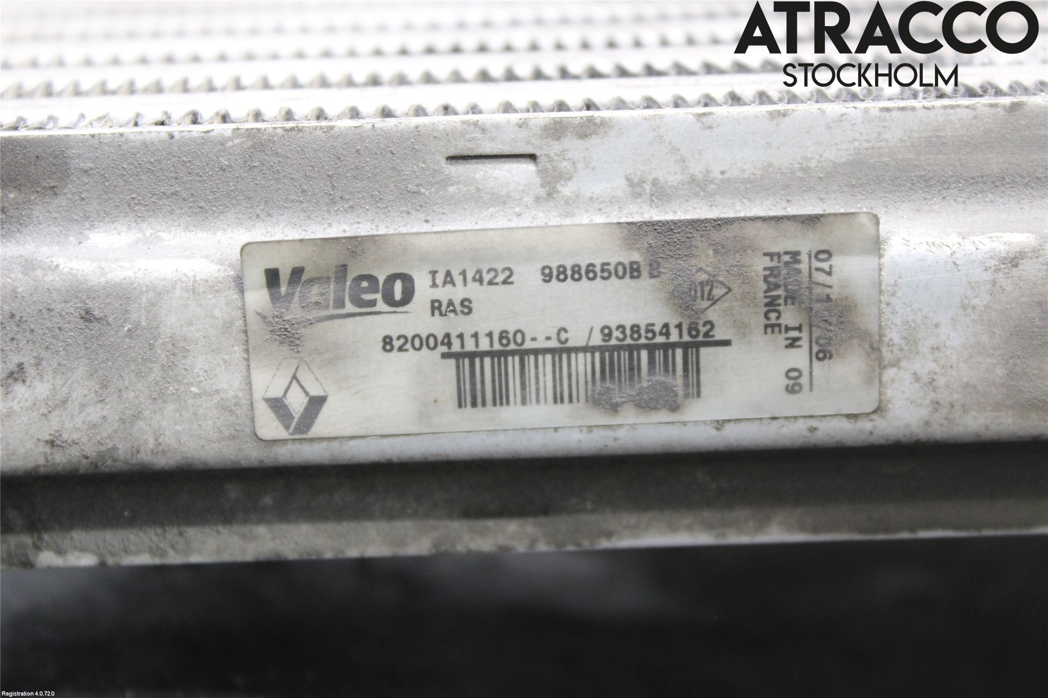 Opel VIVARO 01-14 Intercooler Radiator