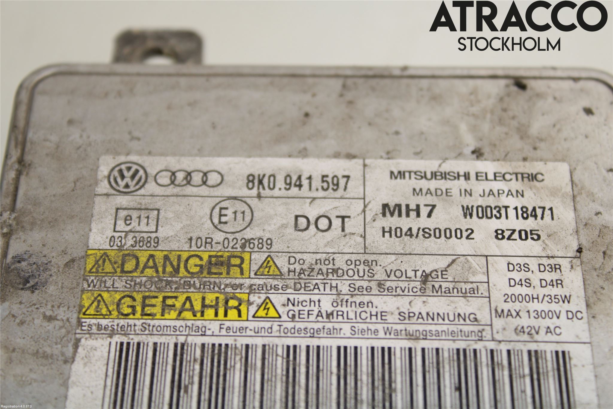 Audi A4/S4 08-11 Styreenhet Xenon