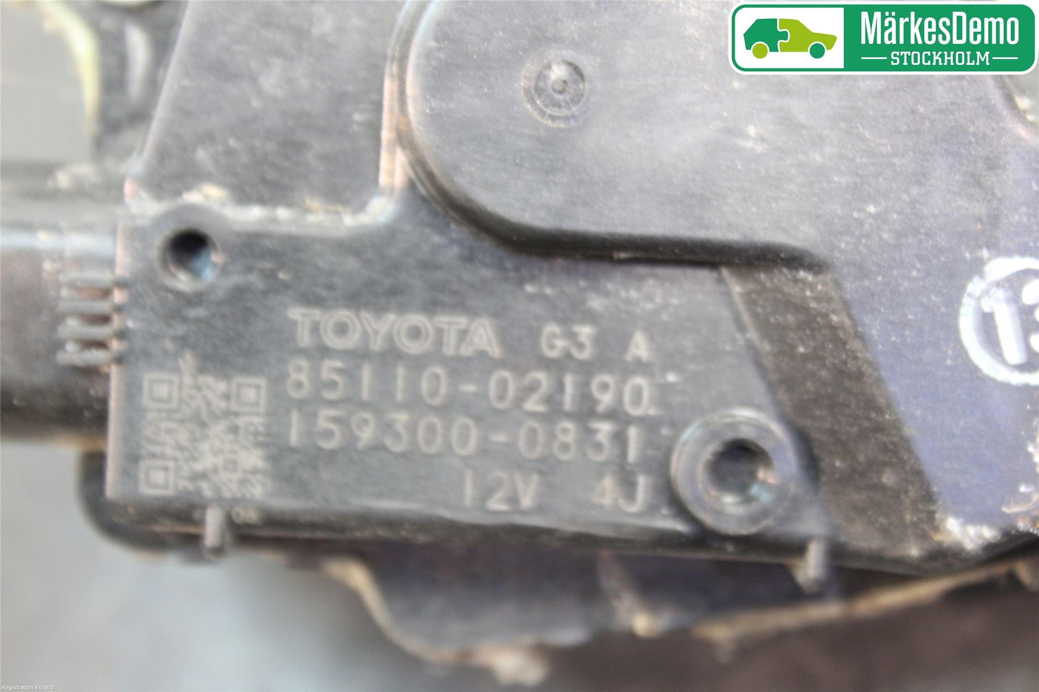 Toyota AURIS 07-09 Viskermotor Frontrute