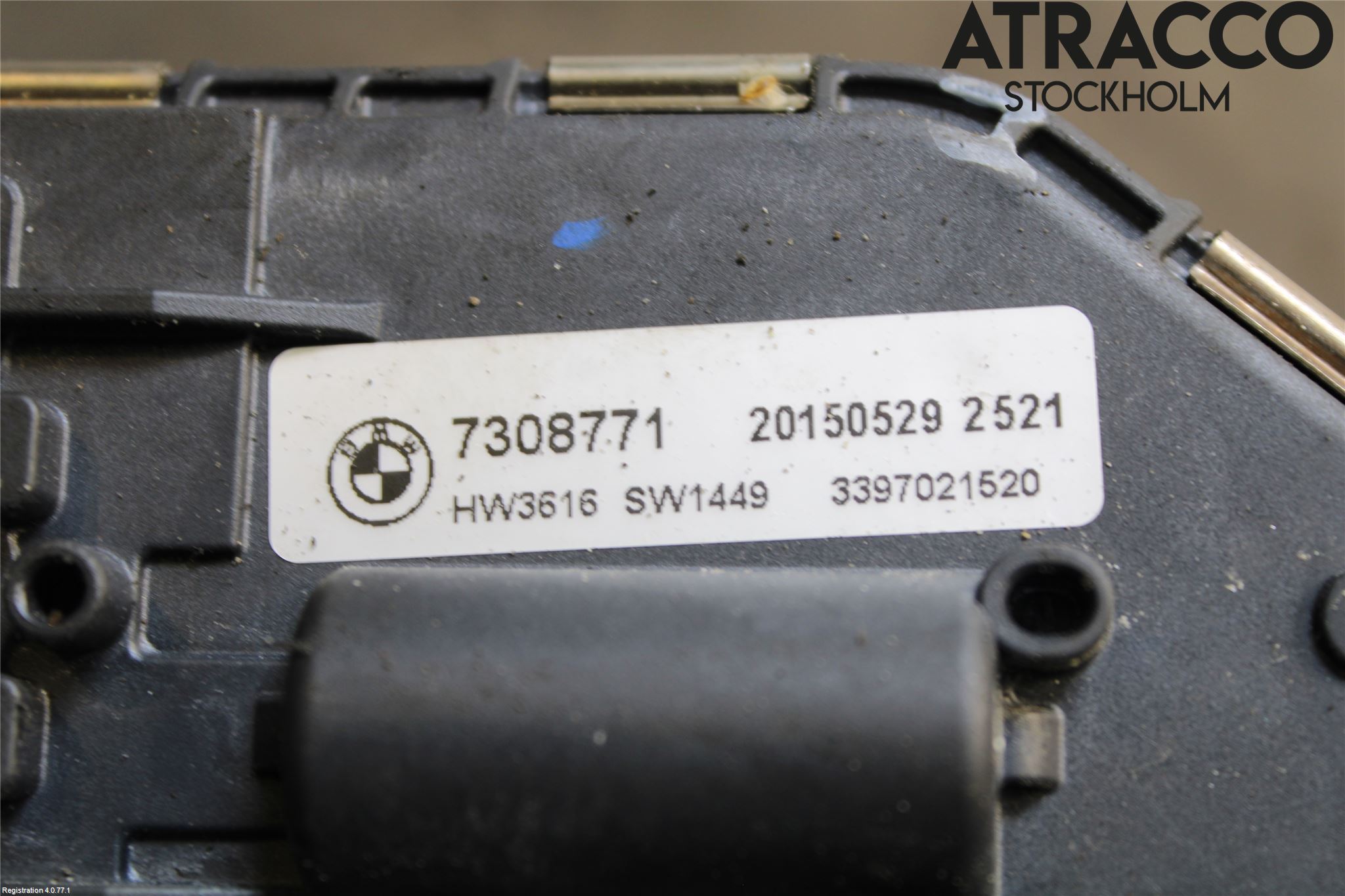 BMW 5 F10/F11/F18 09-17 Viskermotor Frontrute