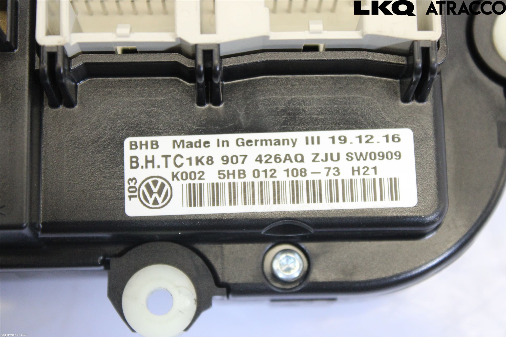 Volkswagen VW CADDY 16-20 Varme Ac Betjening-Display