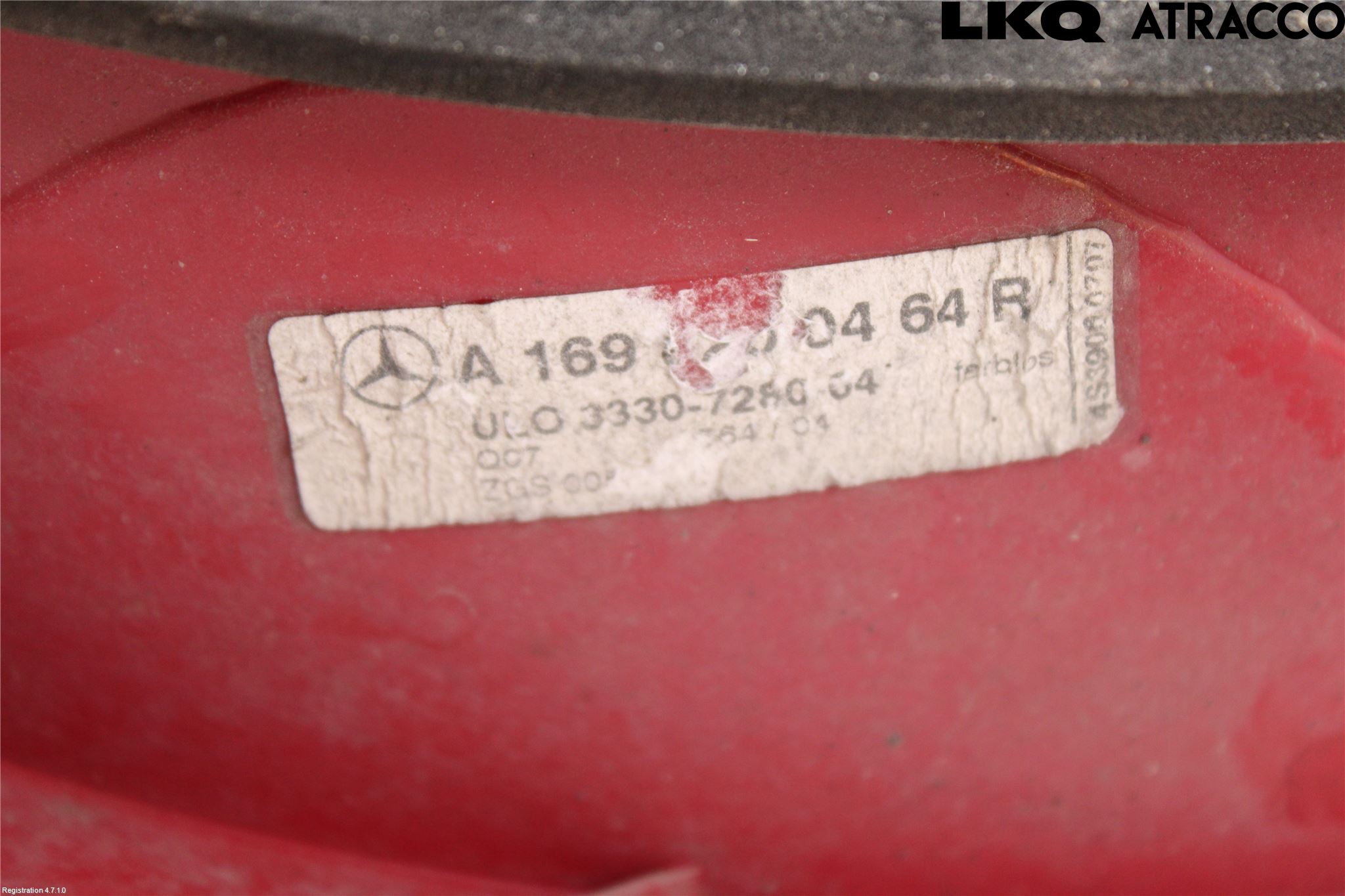 Mercedes-Benz MB A-KLASS (W169) 04-12 Baklykt Høyre