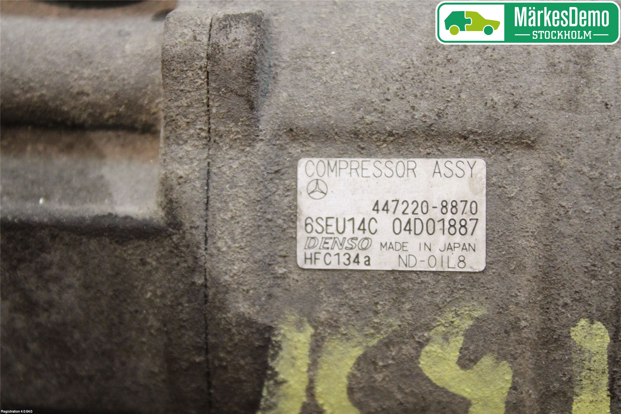 Mercedes-Benz MB VANEO (W414) Varme Ac Kompressor