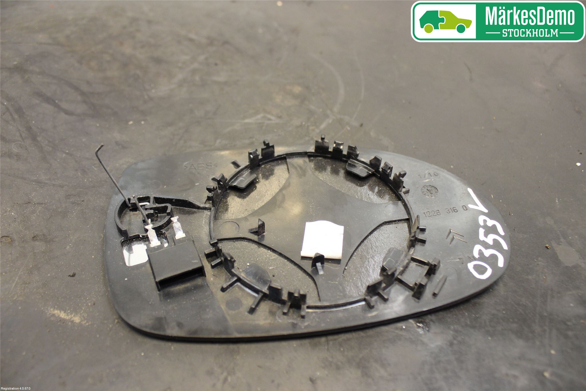 Citroen C5 -04 Speil Glass V