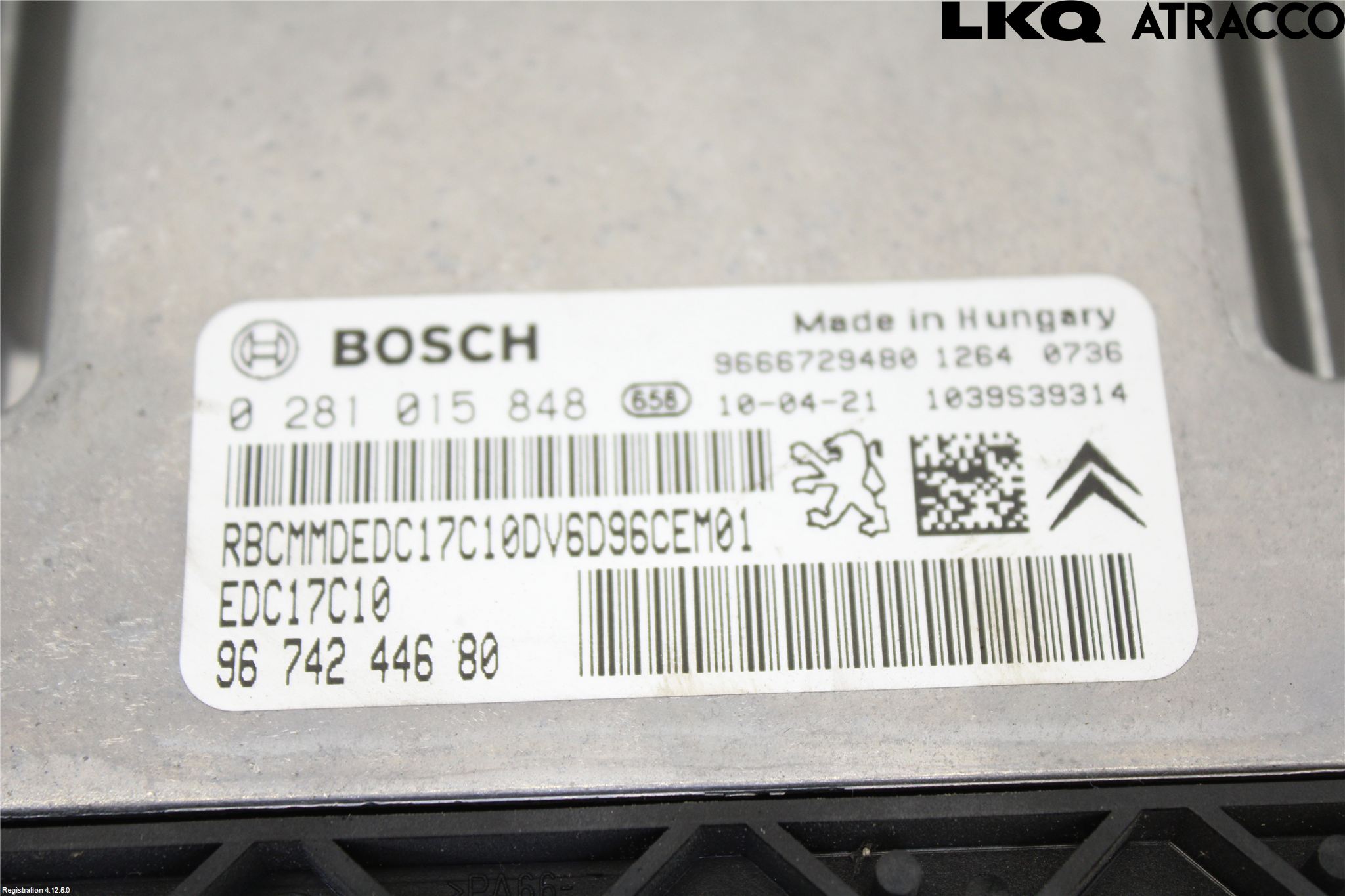 Citroen C3 10-17 Styreenhet Dieselpumpe