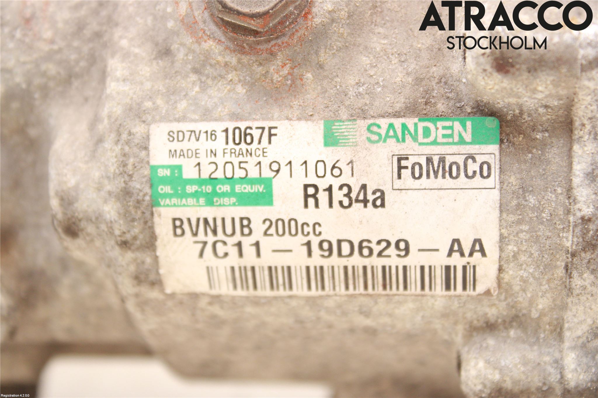 Ford TRANSIT    06-13 Varme Ac Kompressor