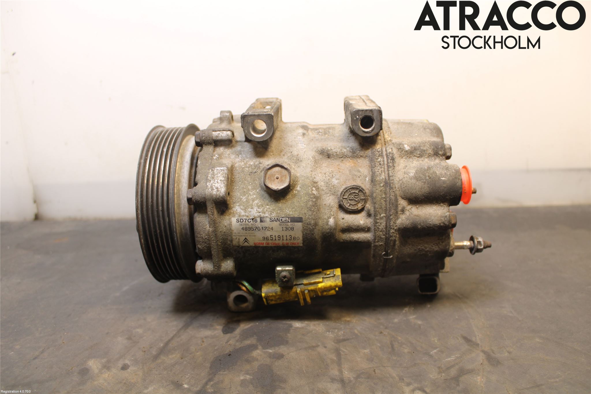 Citroen C4 GRAND PICASSO 07-13 Varme Ac Kompressor